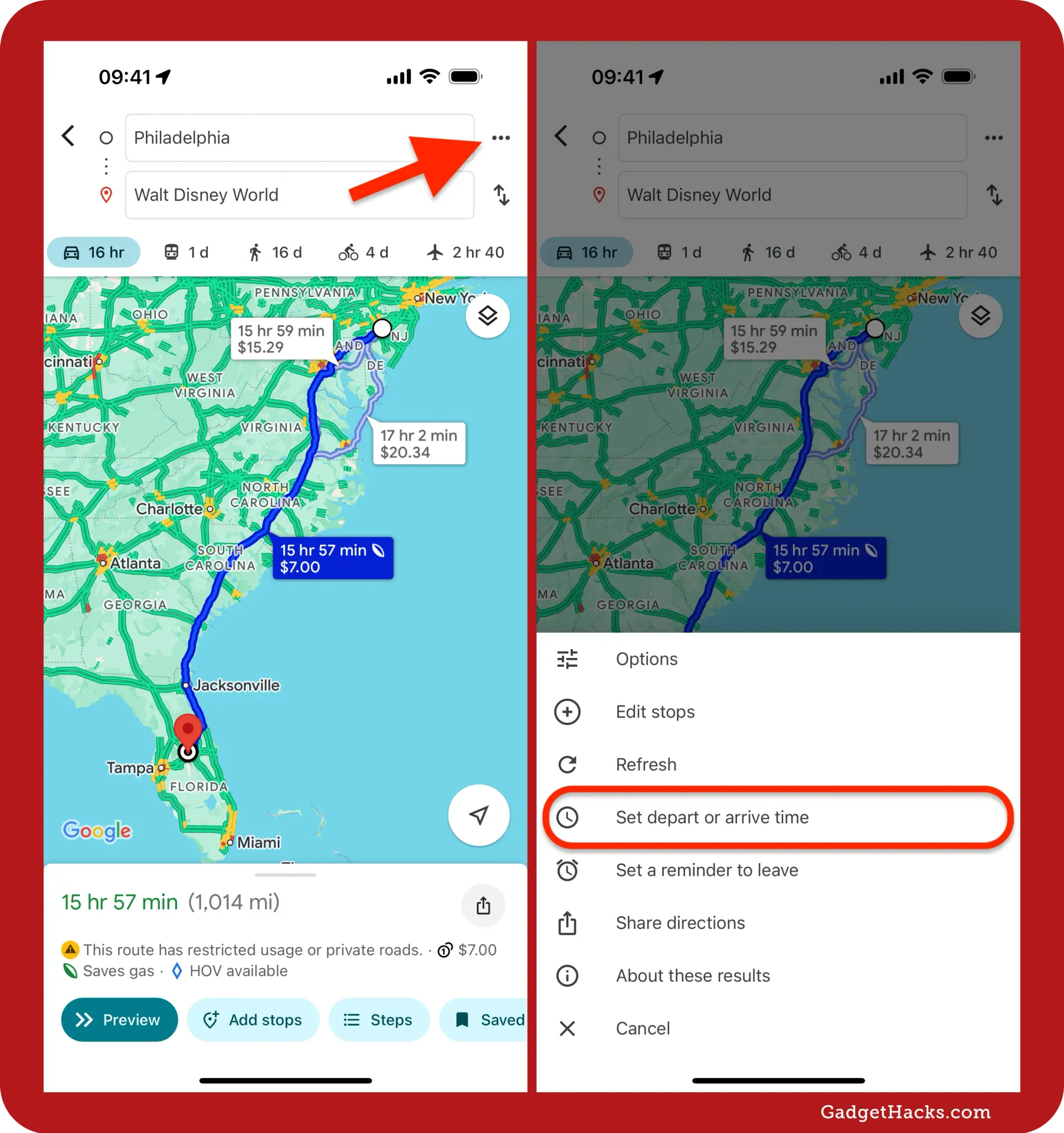 Плануйте поїздку без стресу. Як заздалегідь дізнатися ситуацію на дорогах за допомогою Google Maps