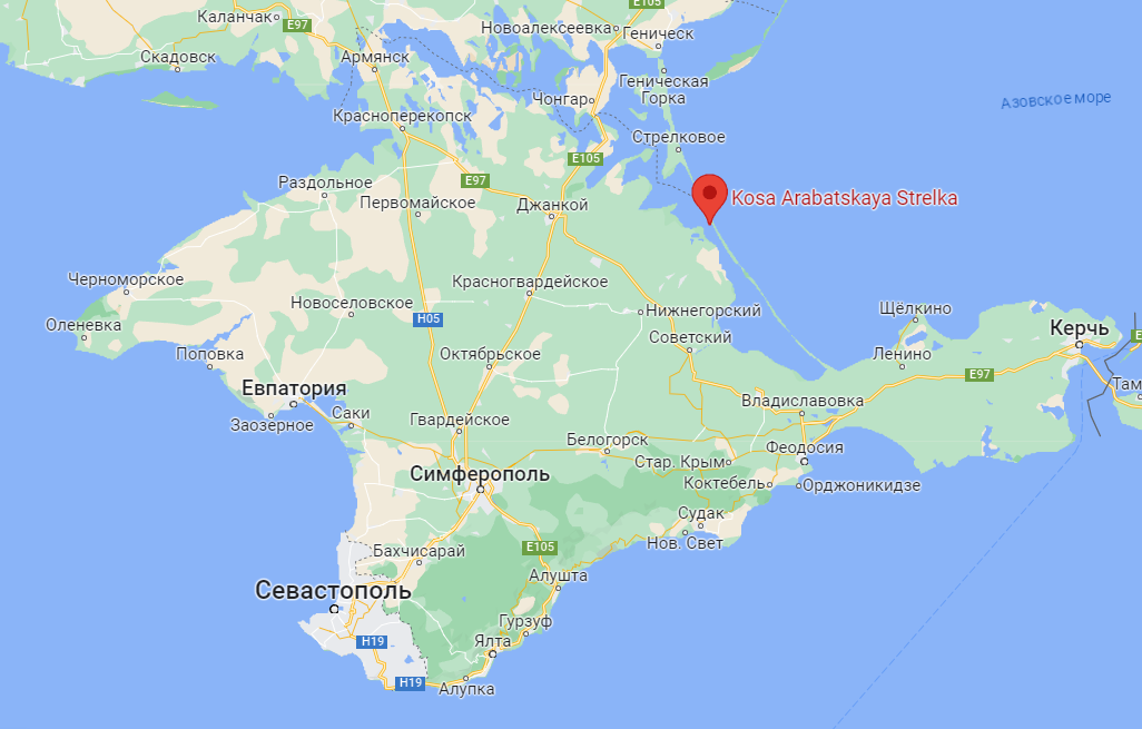 Оккупанты после взрывов в Крыму закрыли Арабатскую стрелку для гражданских