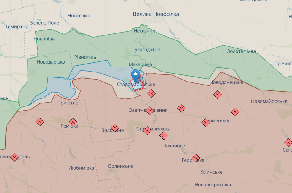 ЗСУ просуваються у Донецькій області. Генштаб доповів про успіхи на фронті