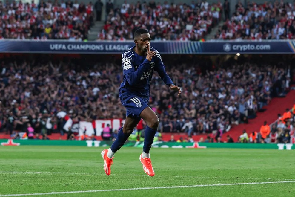 ПСЖ вперше в історії переміг "Арсенал" і зробив крок у фінал Ліги чемпіонів