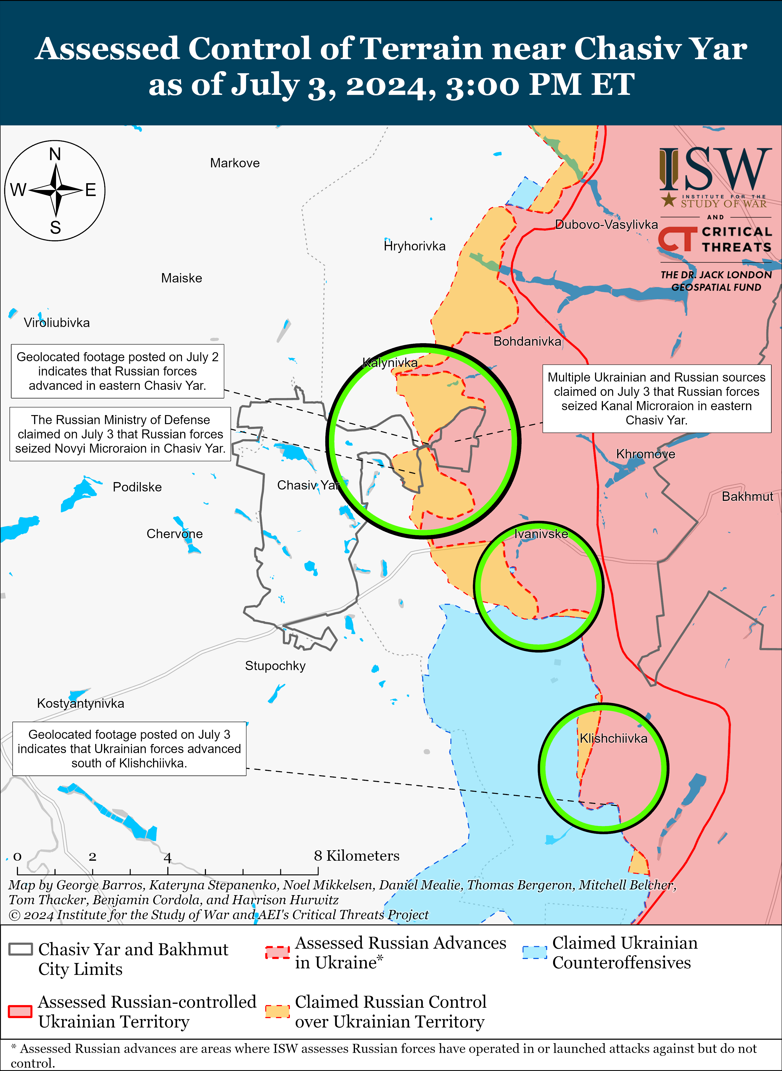 ЗСУ мали успіх у Вовчанську і під Кремінною, ворог тисне на Торецькому напрямку: карти ISW