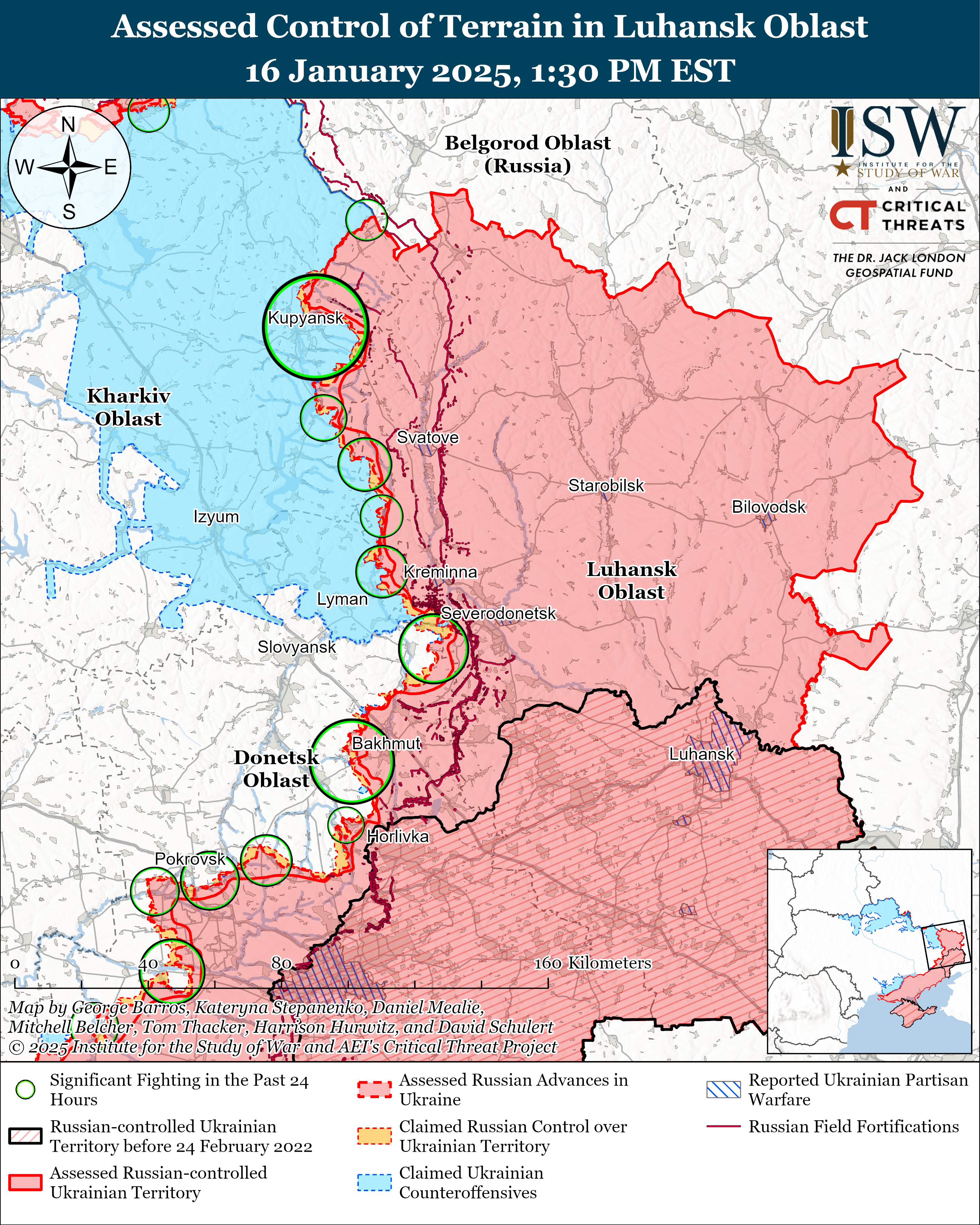 ВСУ продвинулись в Курской области, враг давит на пяти направлениях: карты ISW