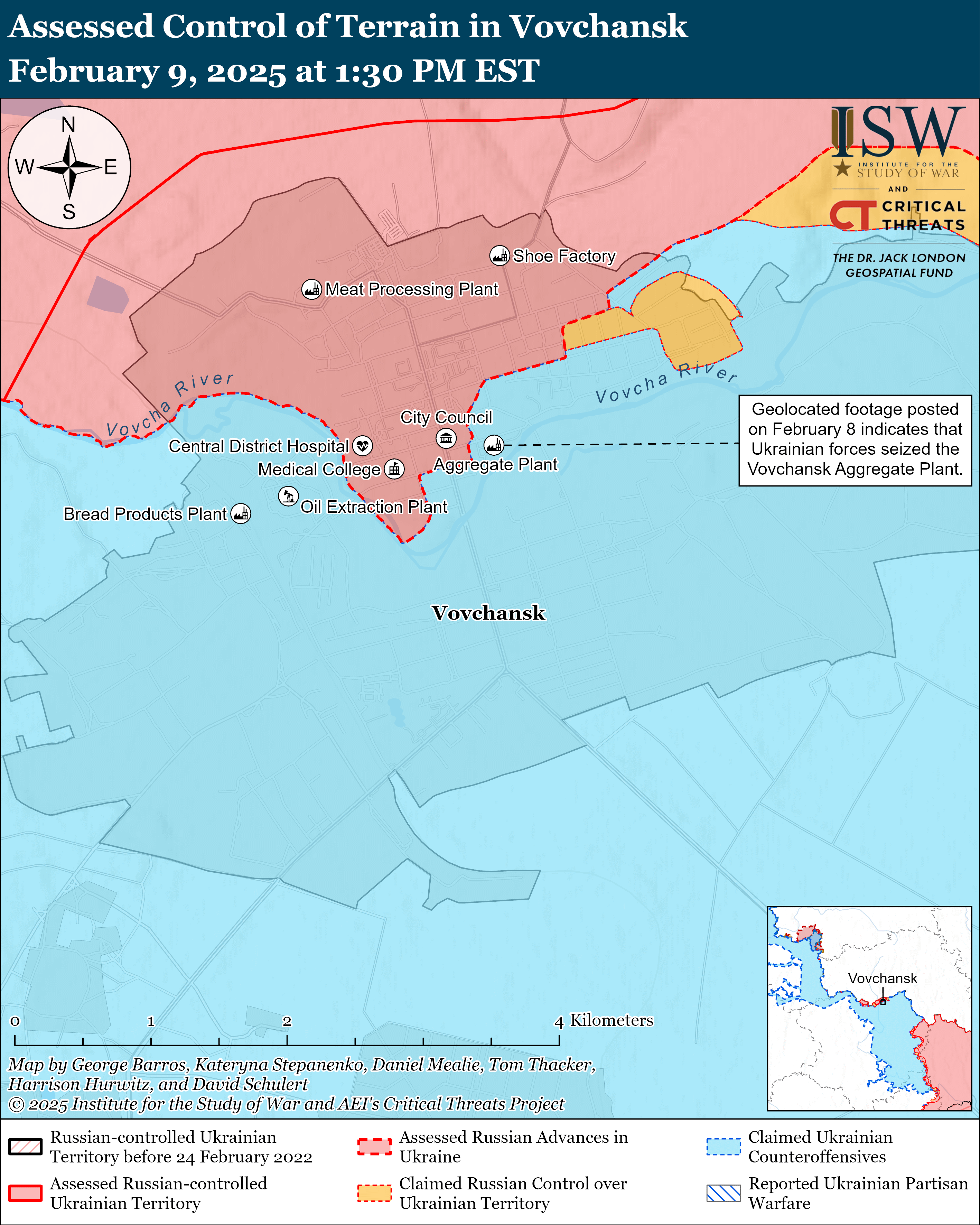 ЗСУ просунулися біля Вовчанська і в Курській області, РФ тисне на 3 напрямках: карти ISW