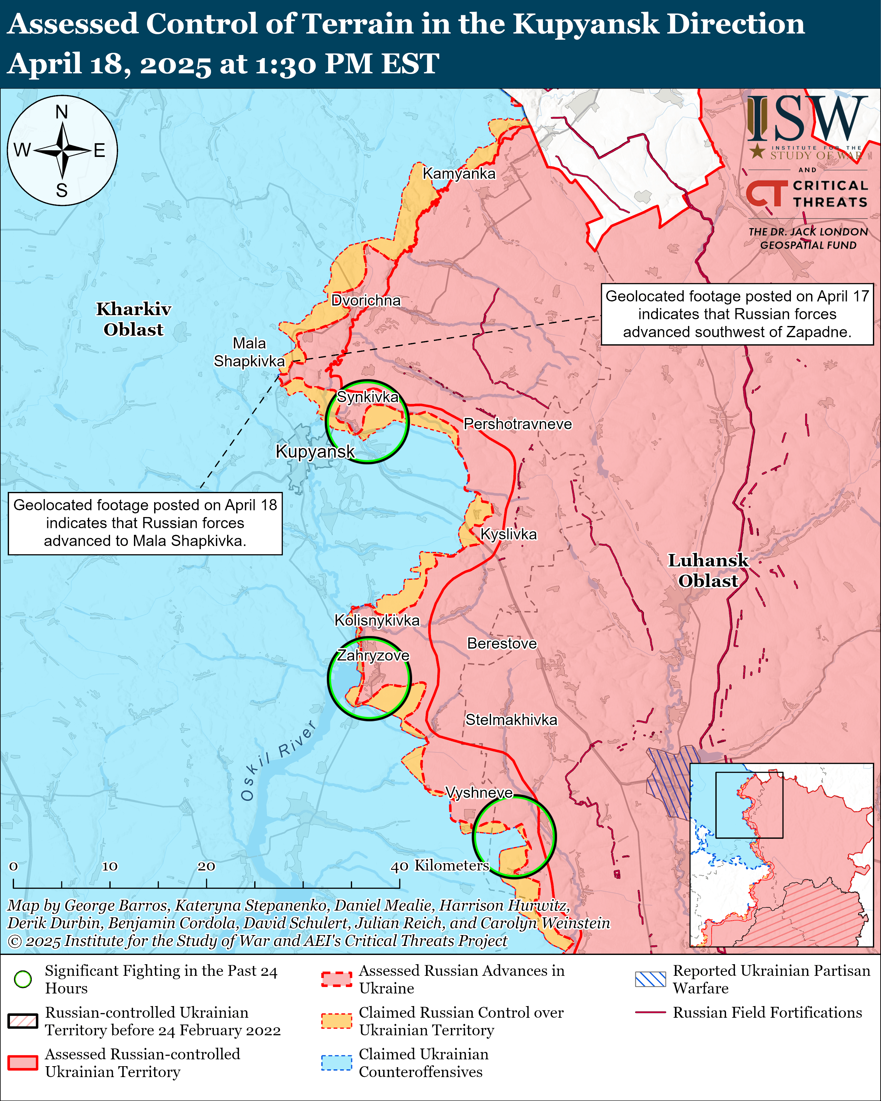 ЗСУ мали успіх під Торецьком, ворог просунувся на 4 напрямках: карти ISW