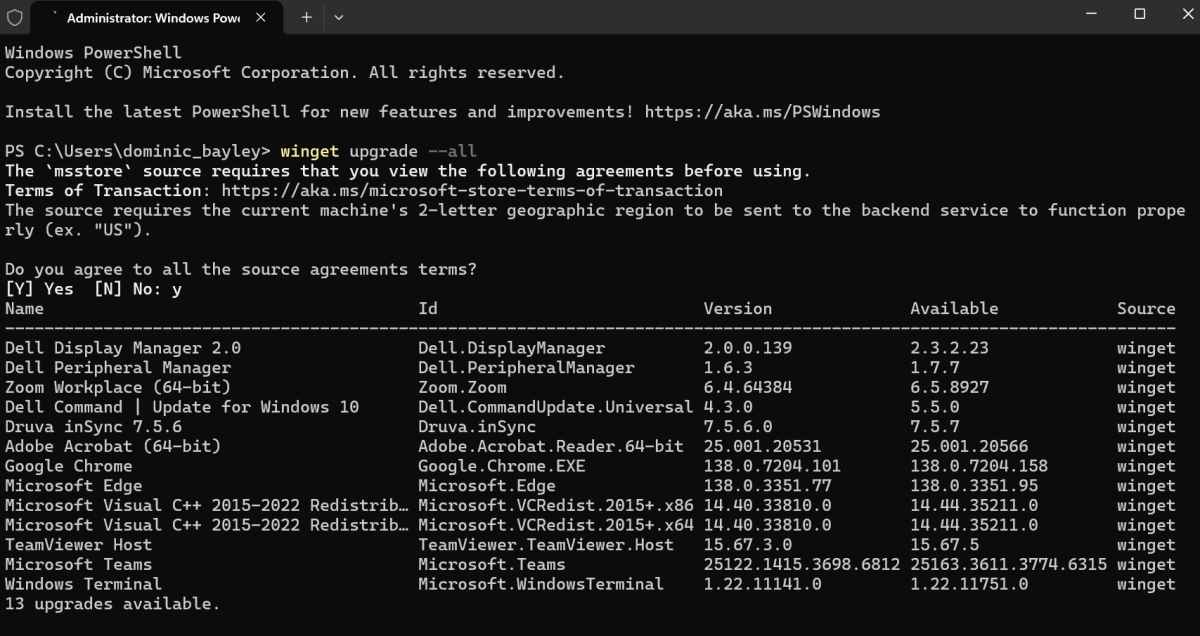 Не тратьте время зря. Как в Windows обновить десятки приложений одним действием