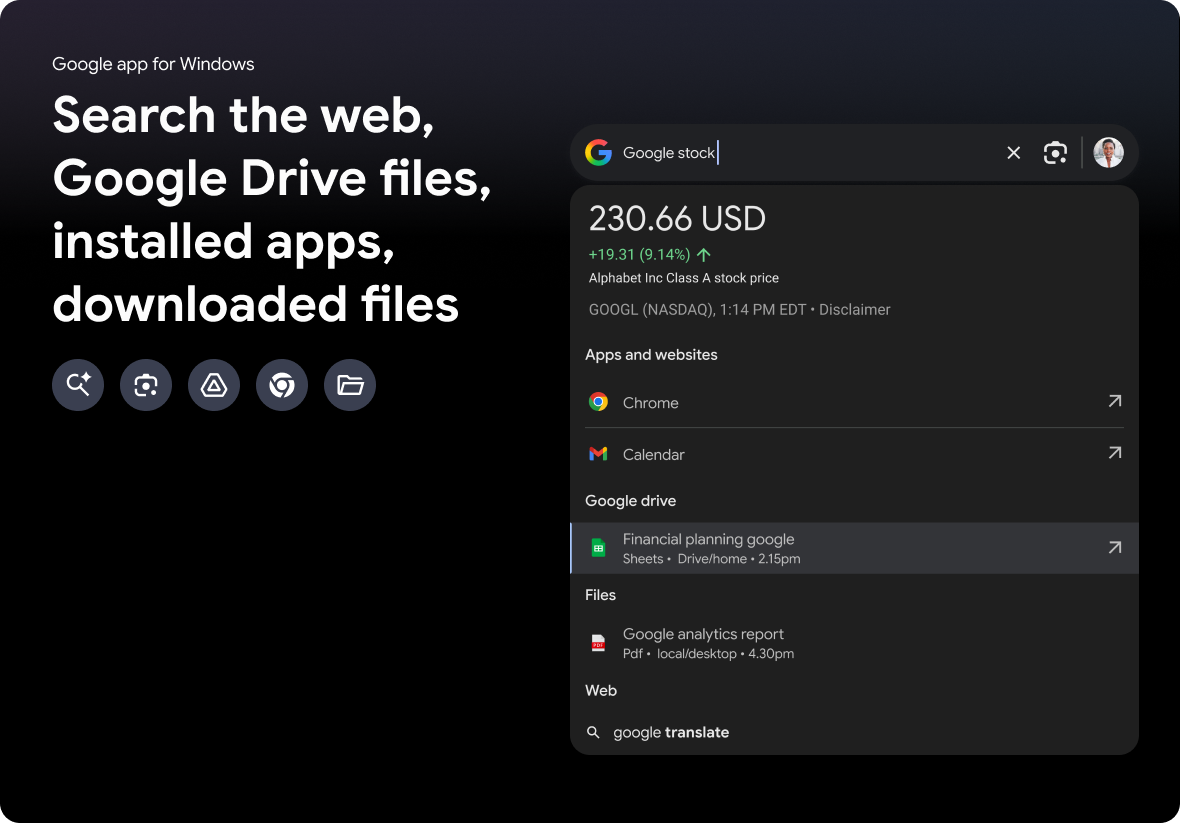 Google тестує новий додаток для Windows, який може змінити звичний пошук на ПК