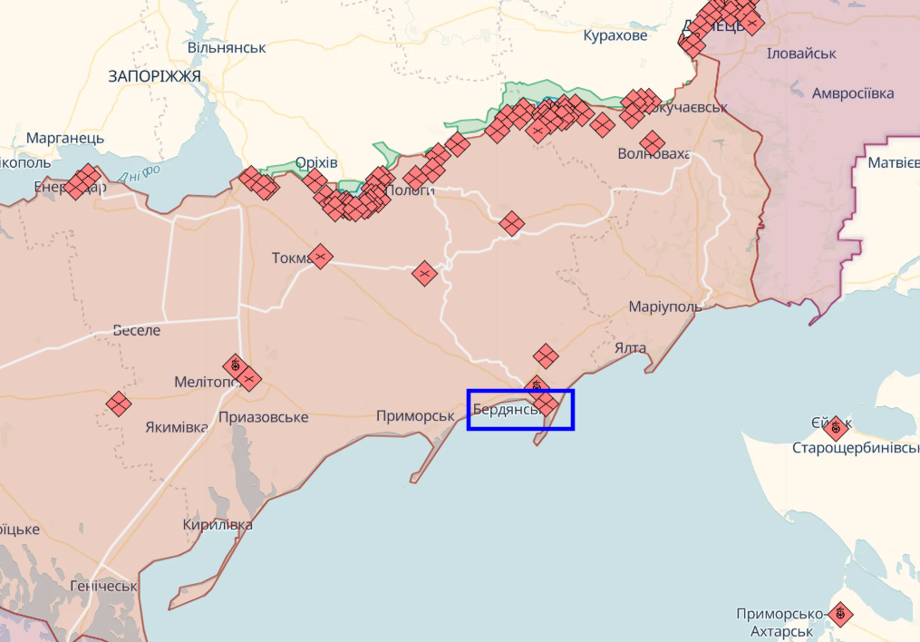 В окупованому Бердянську пролунав вибух