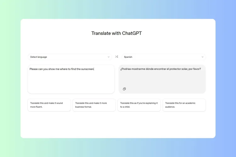 OpenAI представила ChatGPT Translate: чим він може замінити Google Перекладач