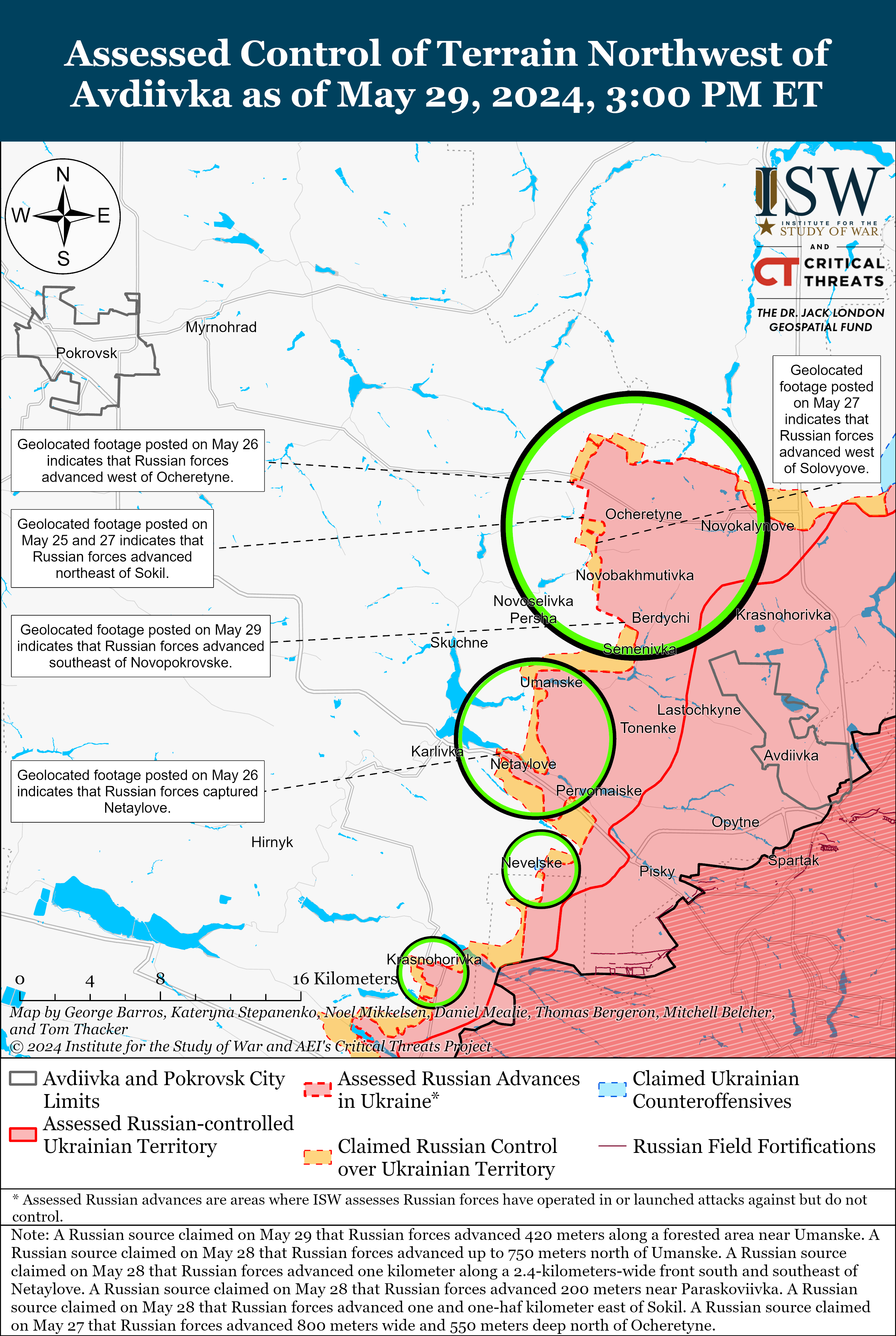 ЗСУ "притупили" наступ РФ у Харківській області, ворог просувається на Донбасі: карти ISW
