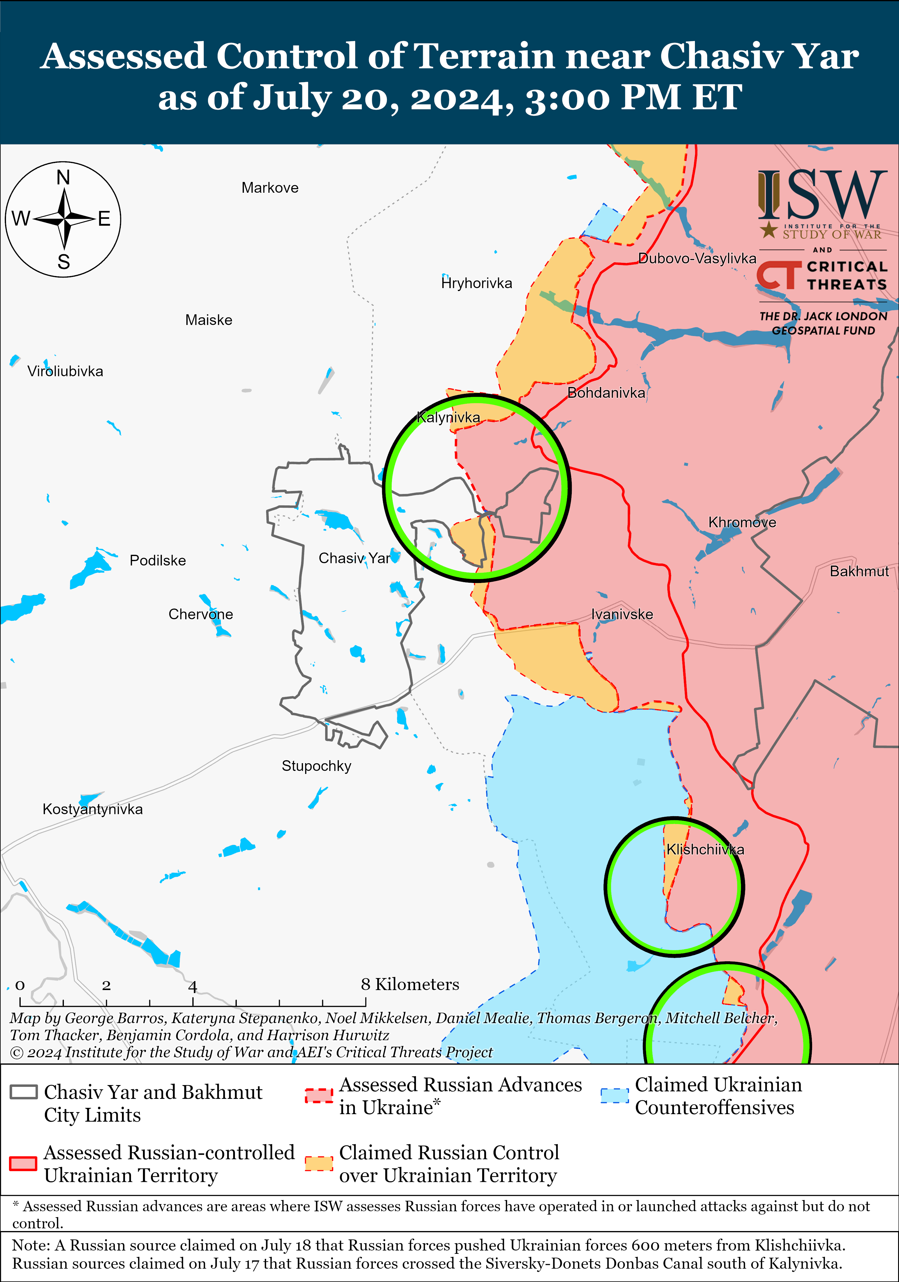 Російські загарбники просунулися в Україні на кількох напрямках: карти ISW