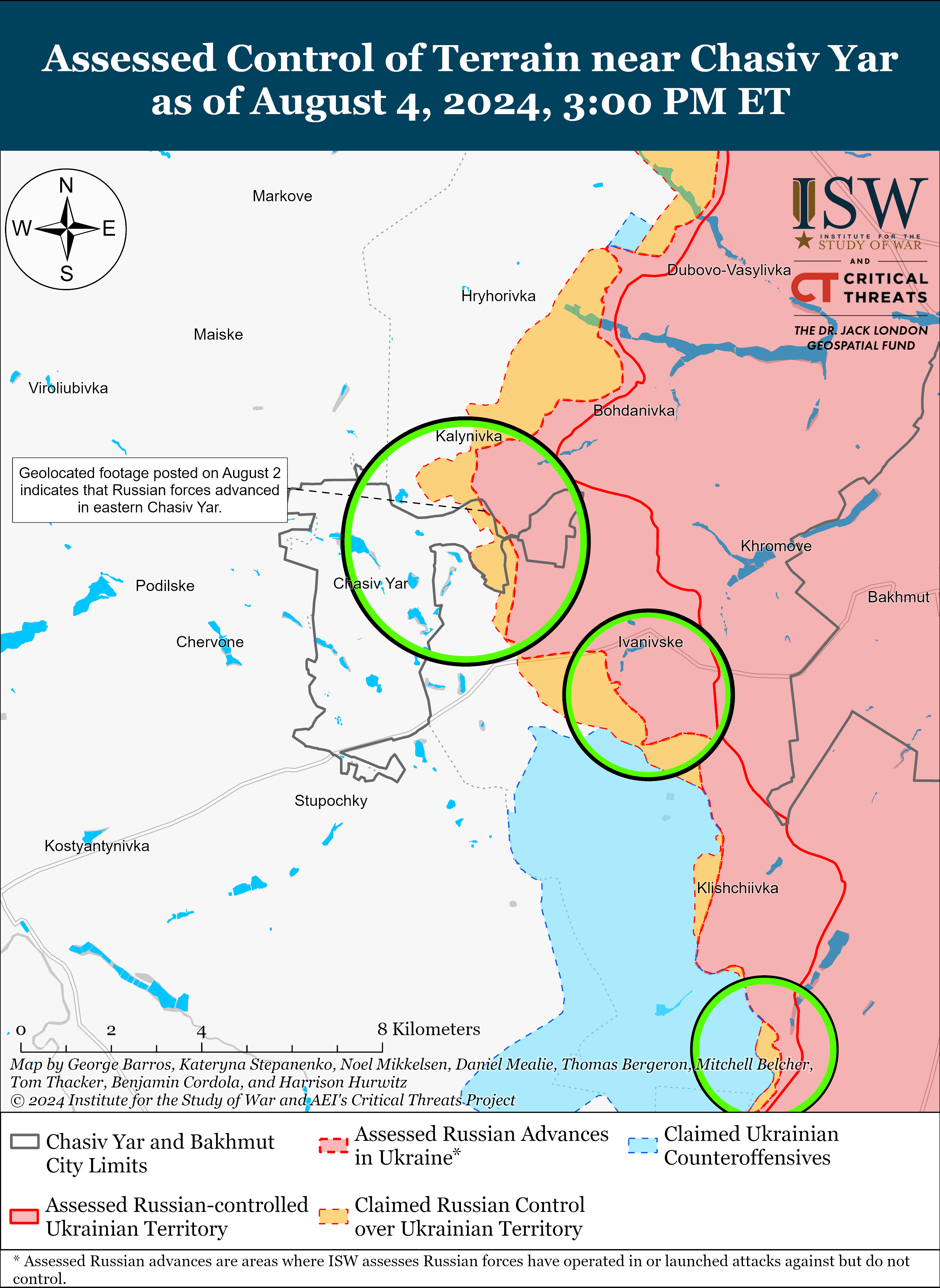 Окупанти просуваються в Україні на трьох напрямках: карти ISW