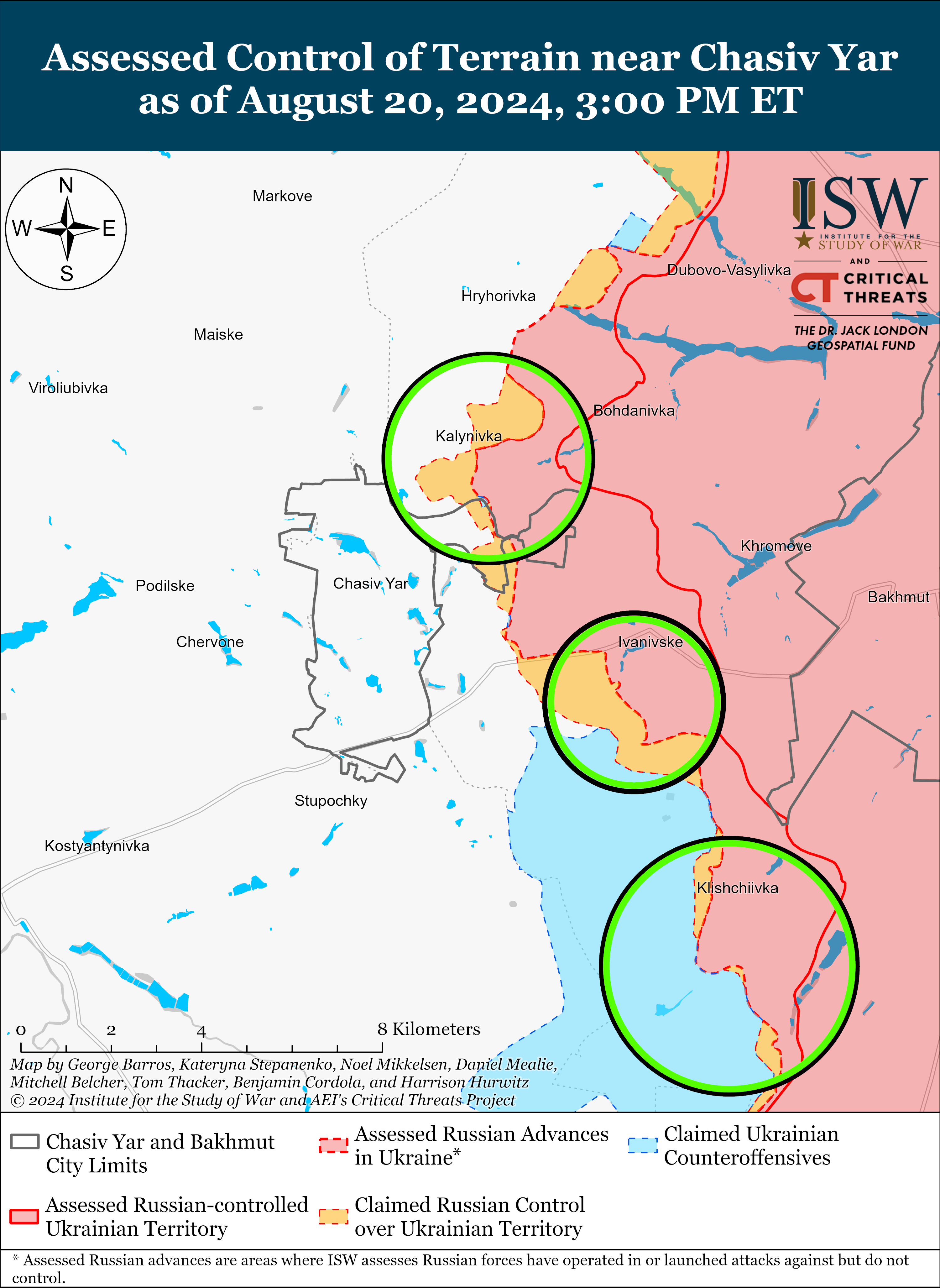 Ворог тисне у Донецькій області, та може знизити темп просування до Покровська: карти ISW