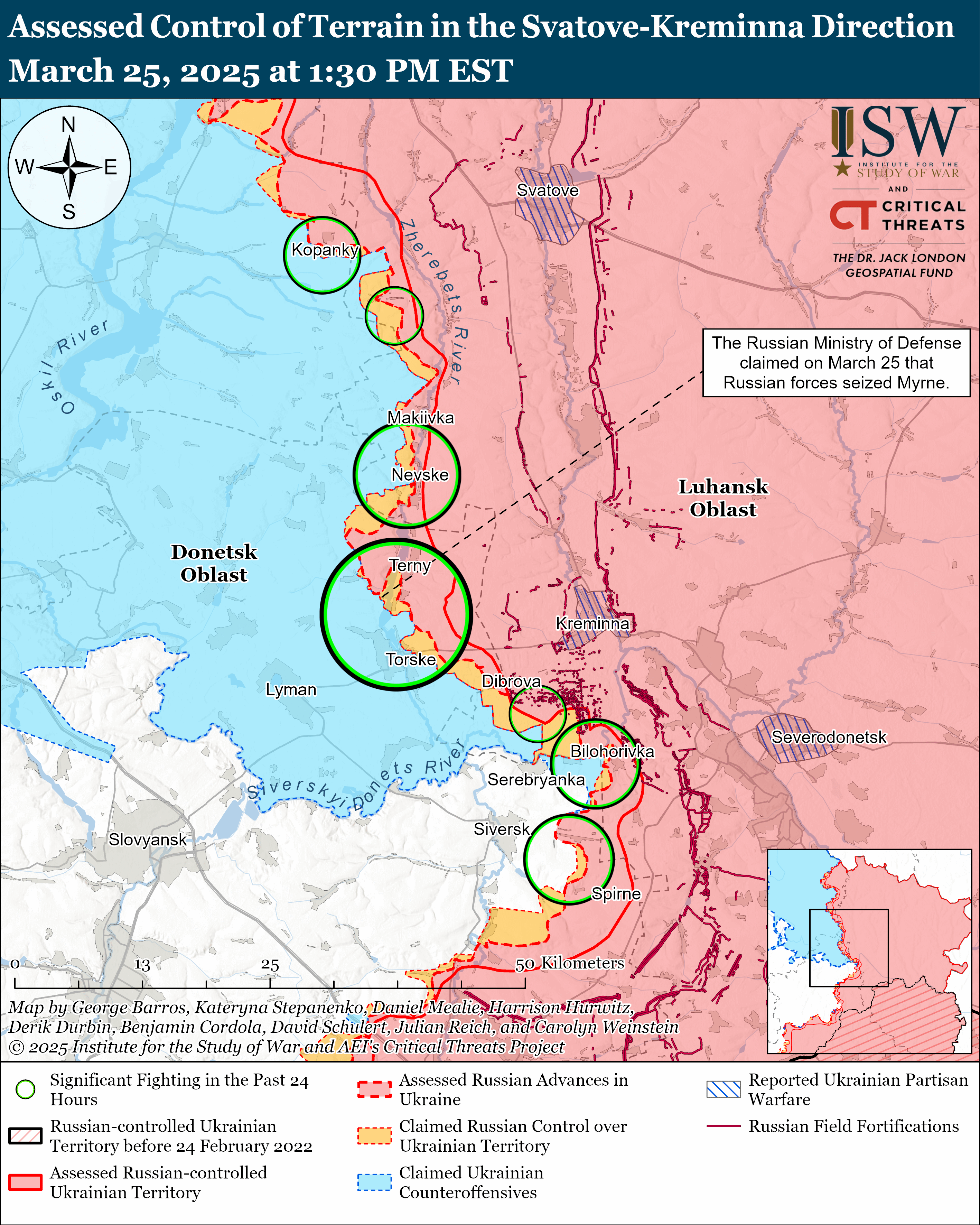 ЗСУ просунулися в Бєлгородській області, ворог тисне на трьох напрямках: карти ISW