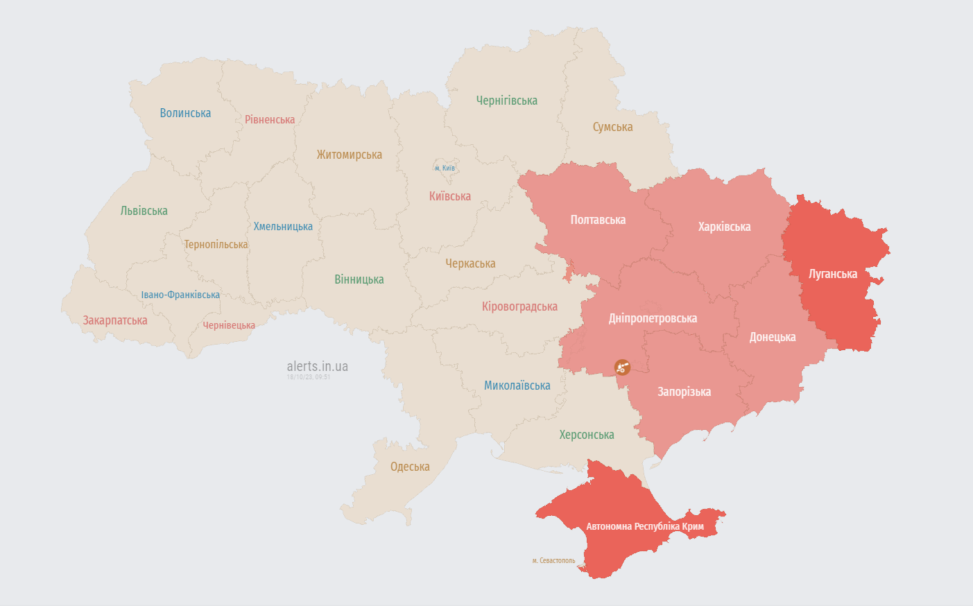 У Дніпрі та Запоріжжі пролунали вибухи