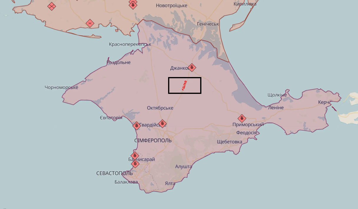 У Криму пролунав вибух, росіяни підняли гелікоптер