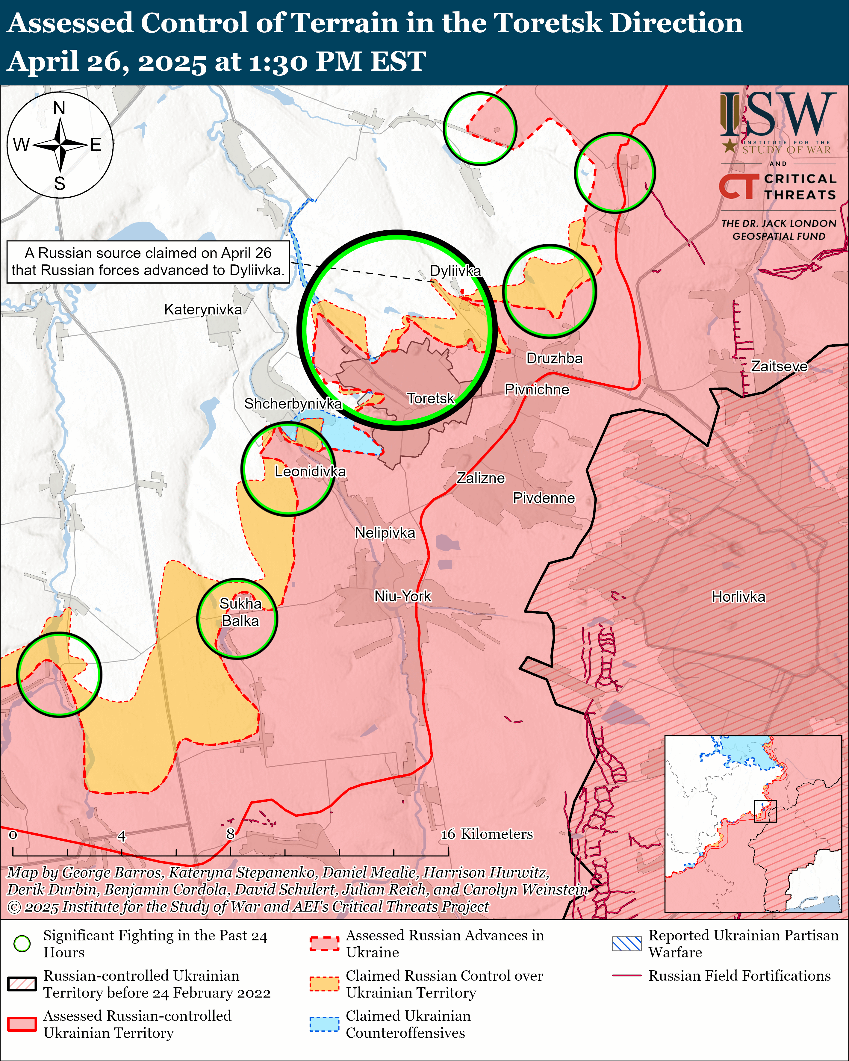 ЗСУ просунулися під Покровськом, окупанти тиснуть на 5 напрямках: карти ISW
