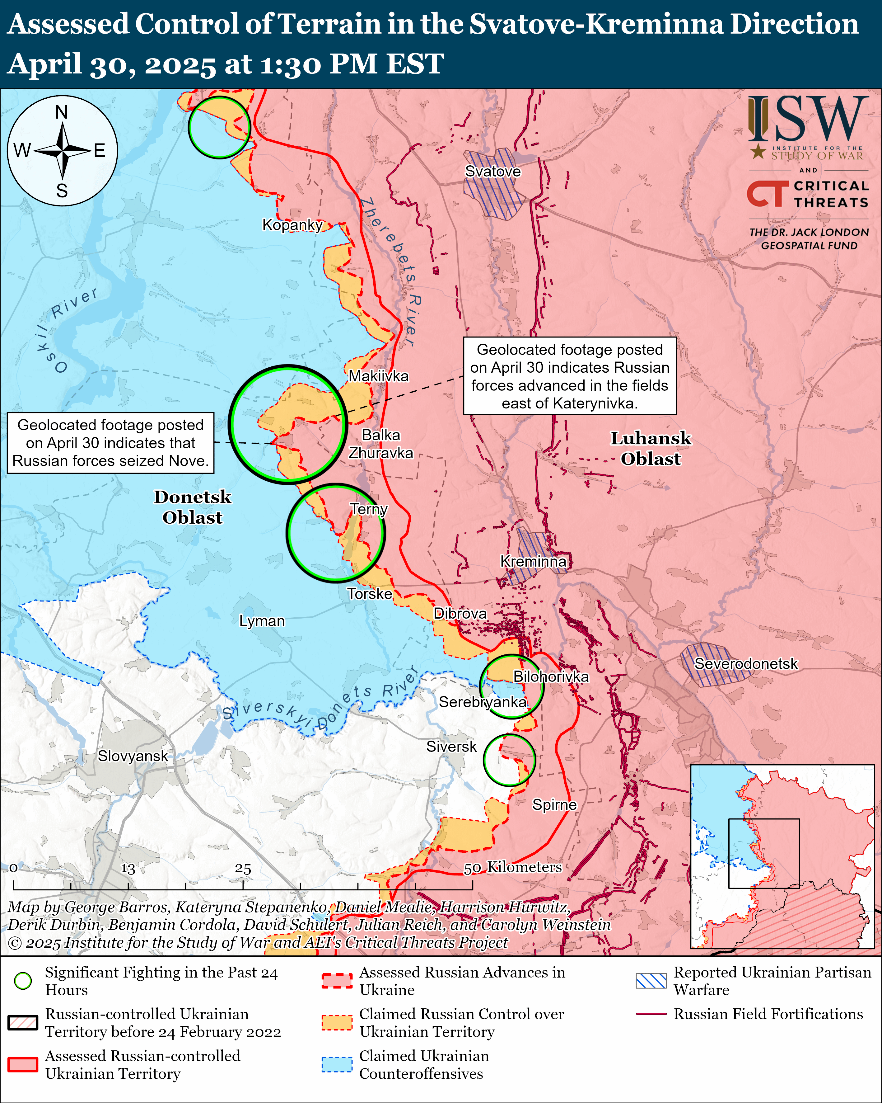 Сили оборони України просунулися в Курській області та біля Торецька: карти ISW