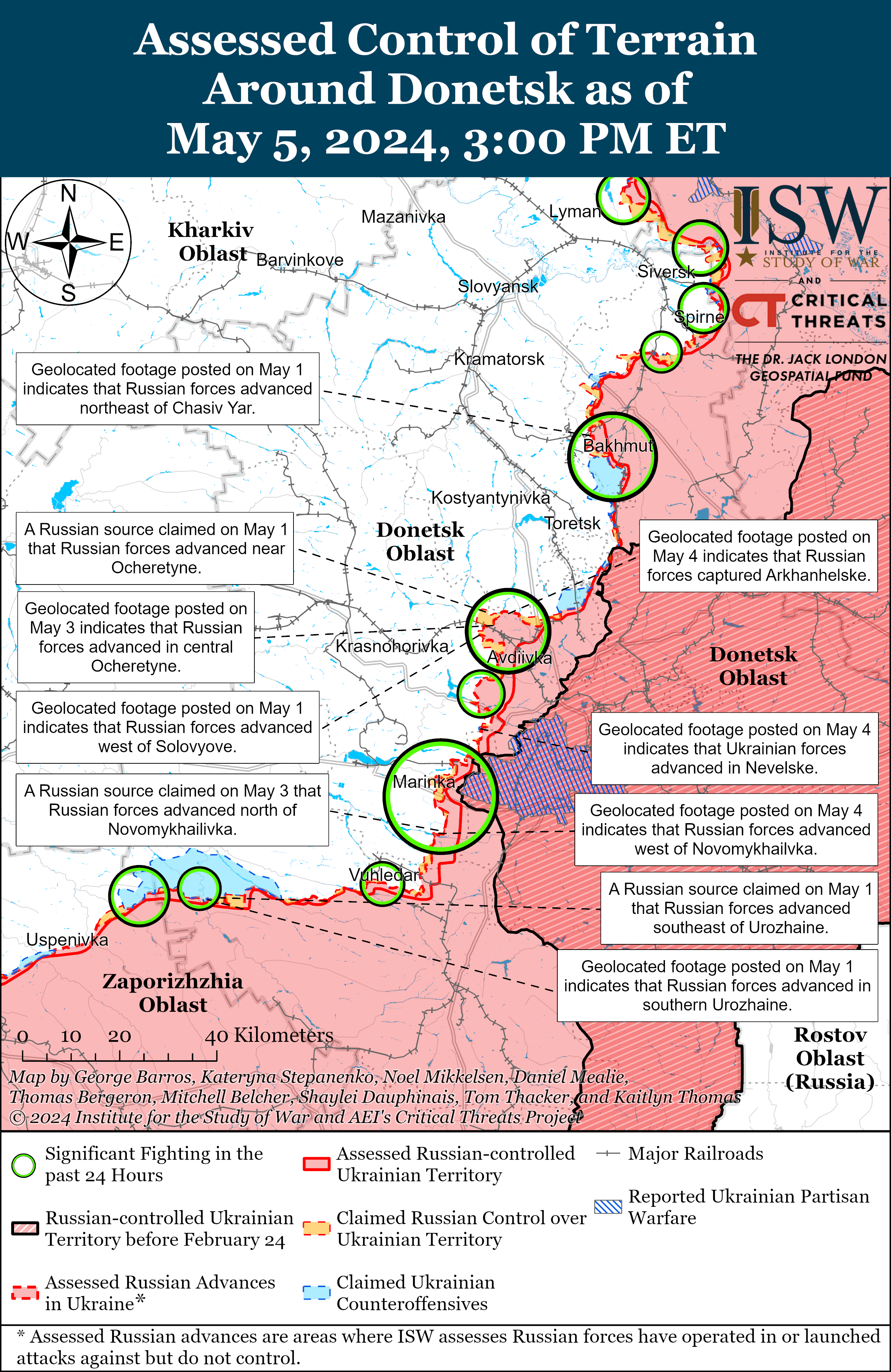 ЗСУ розширили позиції в Кринках, а окупанти просунулися під Куп'янськом: карти ISW