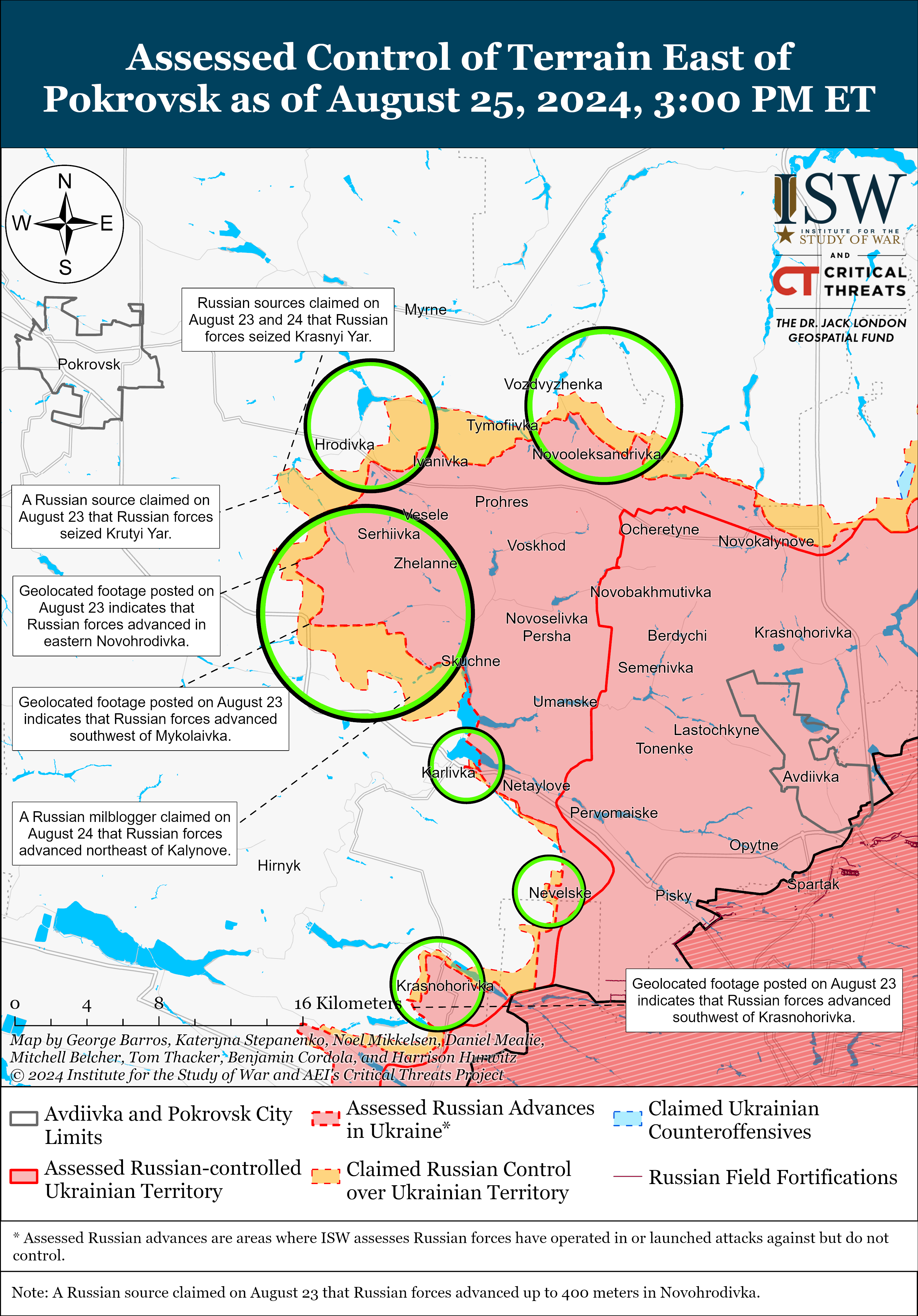 Окупанти просунулися поблизу Торецька та в межах міста: карти ISW