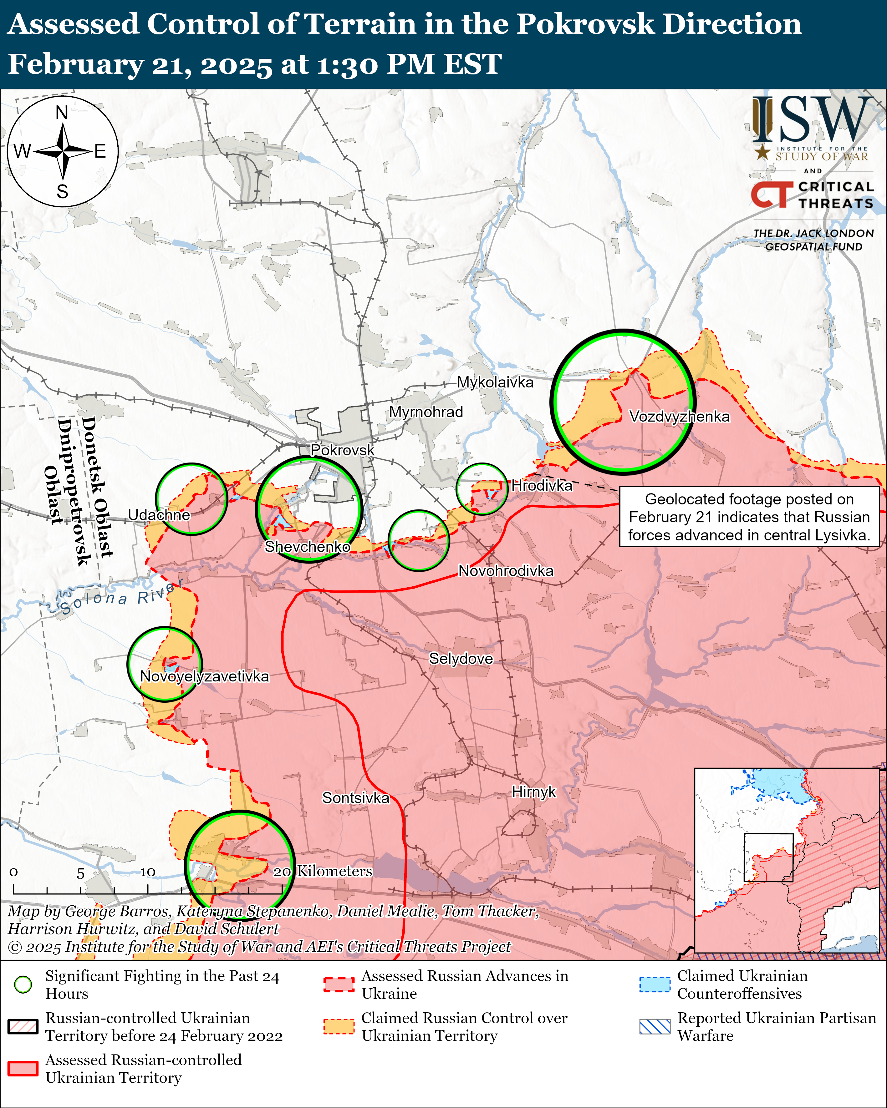 Ворог просунувся біля Курахового, Великої Новосілки та в Курській області: карти ISW