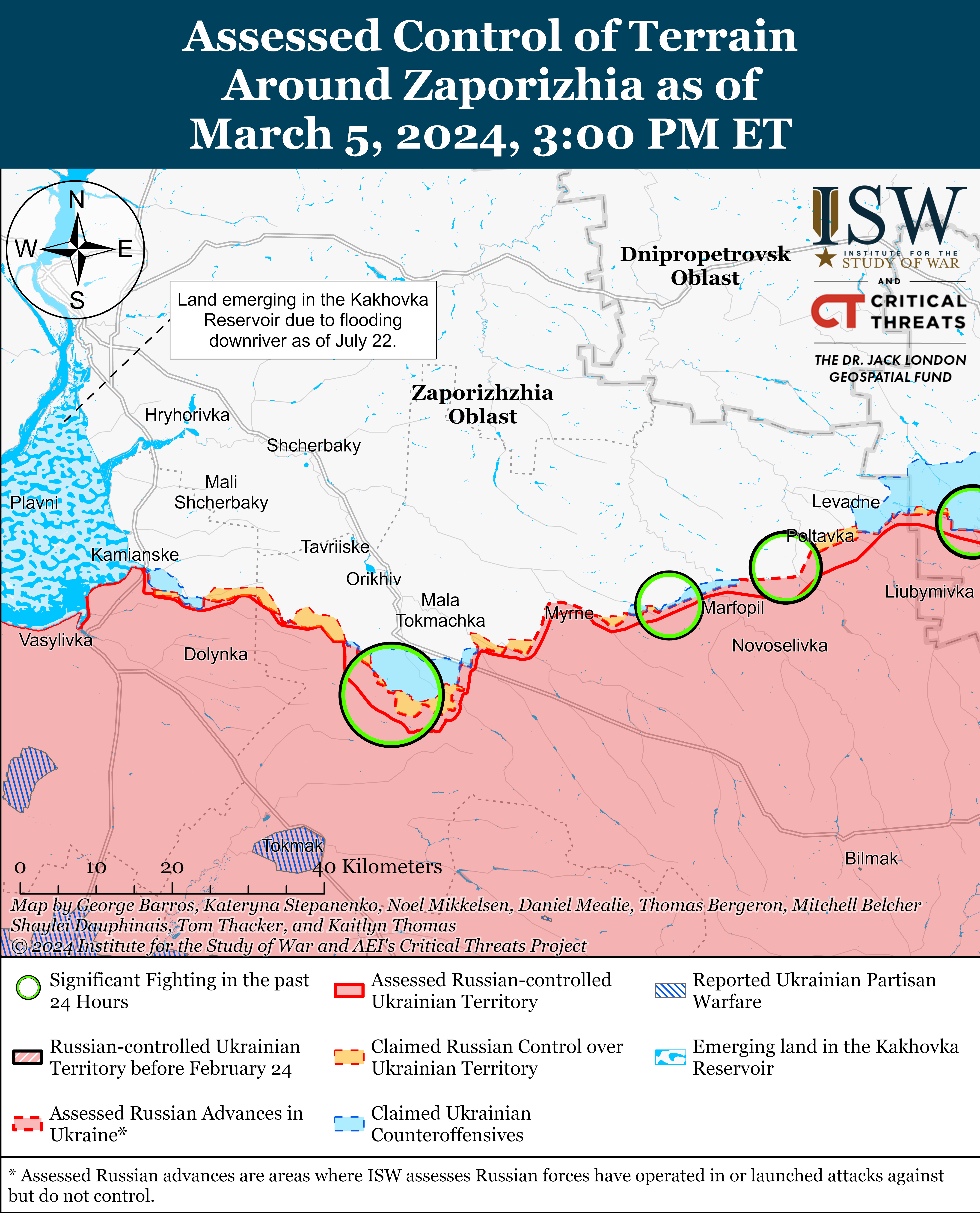 ВСУ держат оборону и впервые применили AASM Hammer на левом берегу Днепра: карты ISW