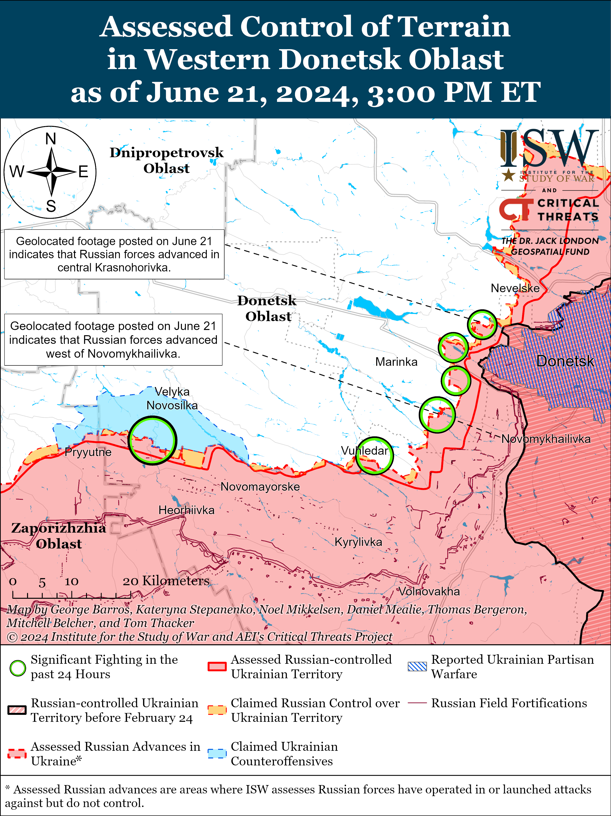Окупанти можуть спробувати розвивати наступ на Часів Яр з півдня: карти ISW