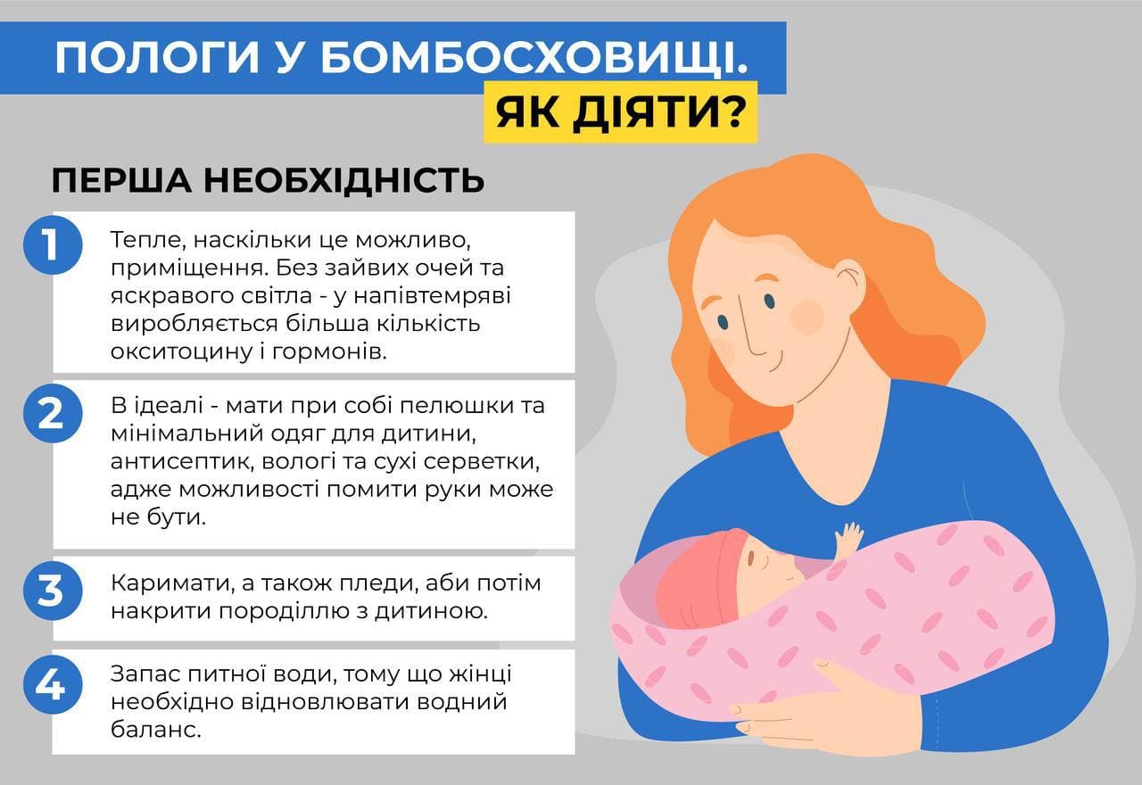 Что делать, если роды начались в бомбоубежище: подробная инструкция