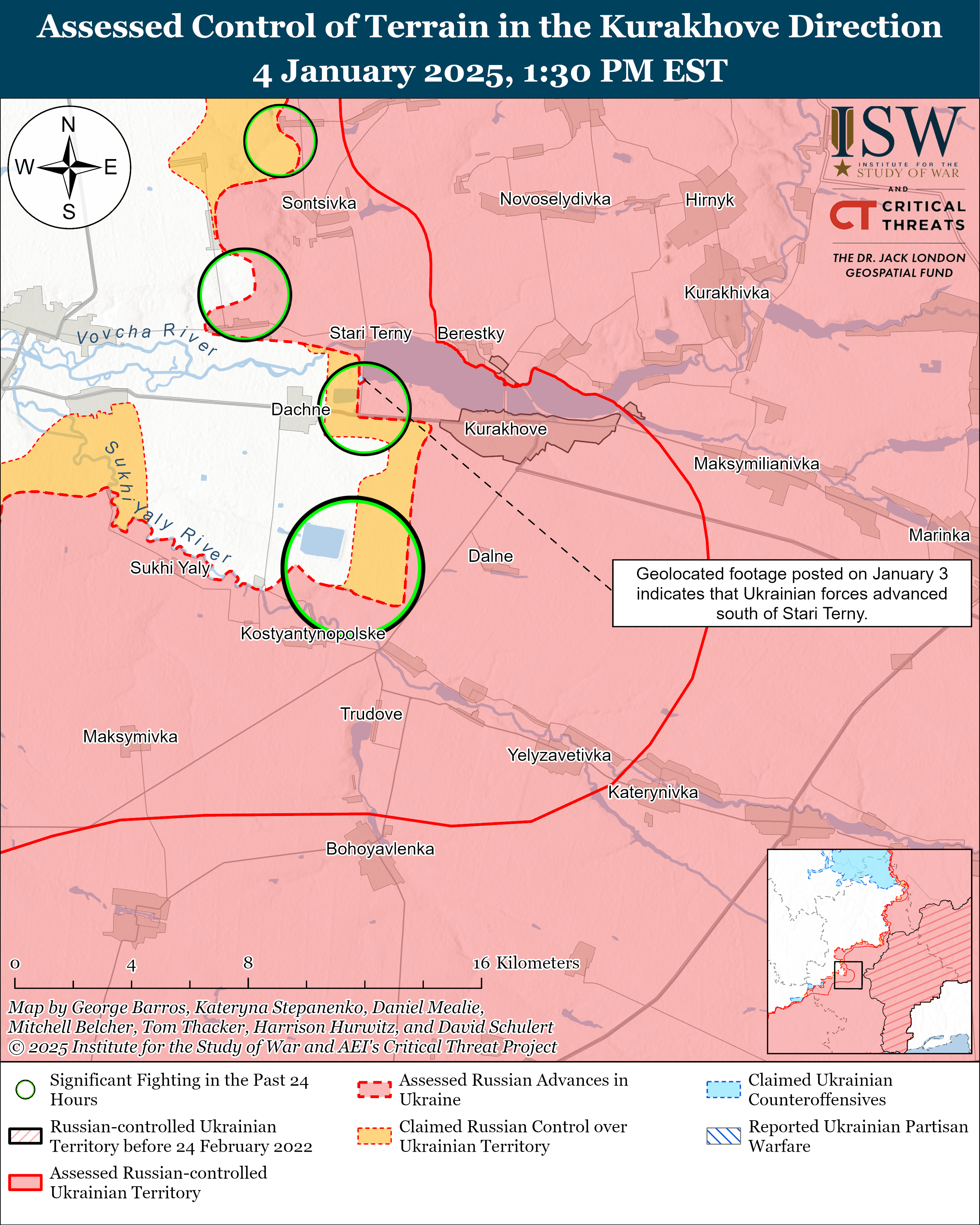 ЗСУ мали успіх під Кремінною та, ймовірно, утримують позиції біля Курахового: карти ISW