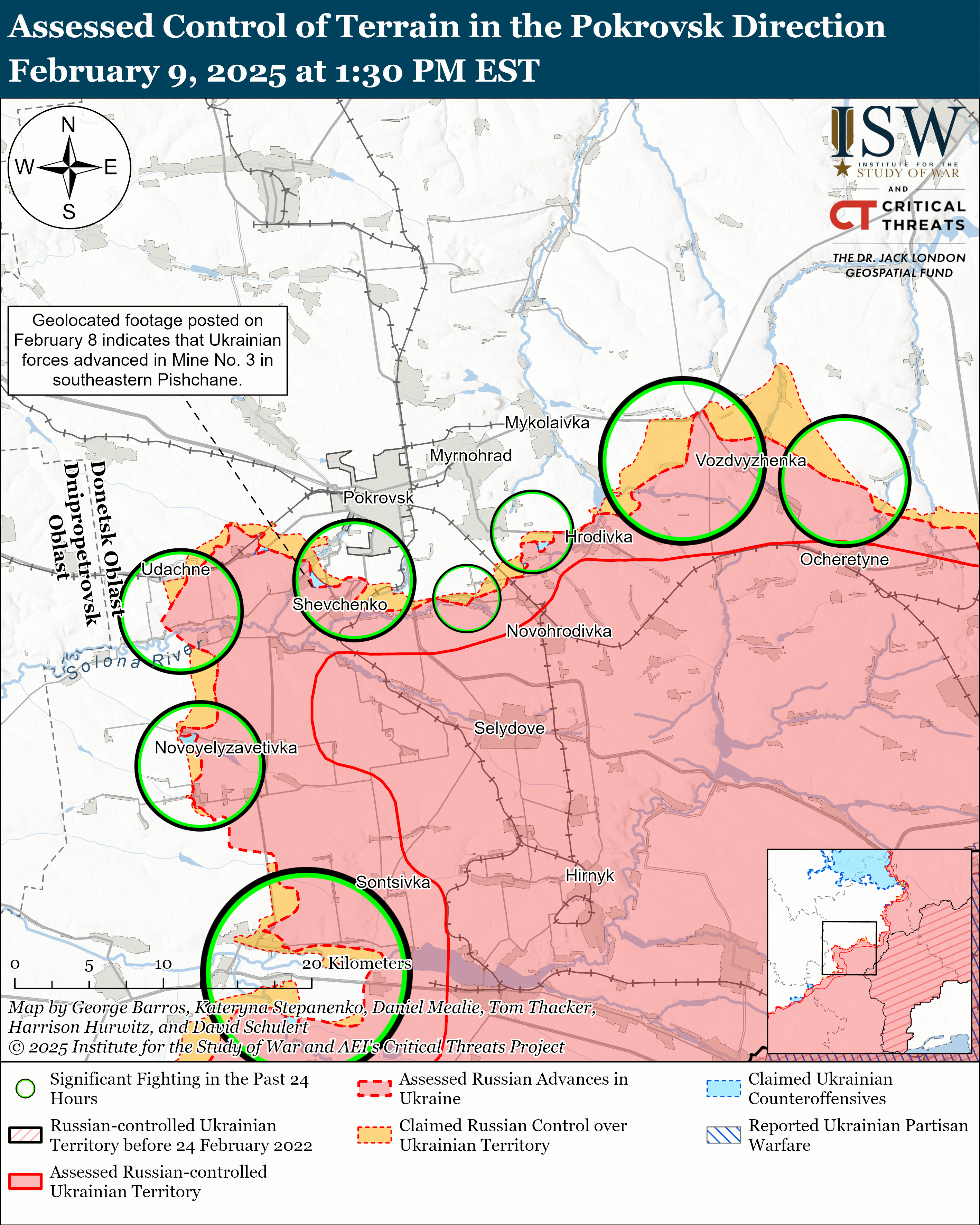 ЗСУ просунулися біля Вовчанська і в Курській області, РФ тисне на 3 напрямках: карти ISW
