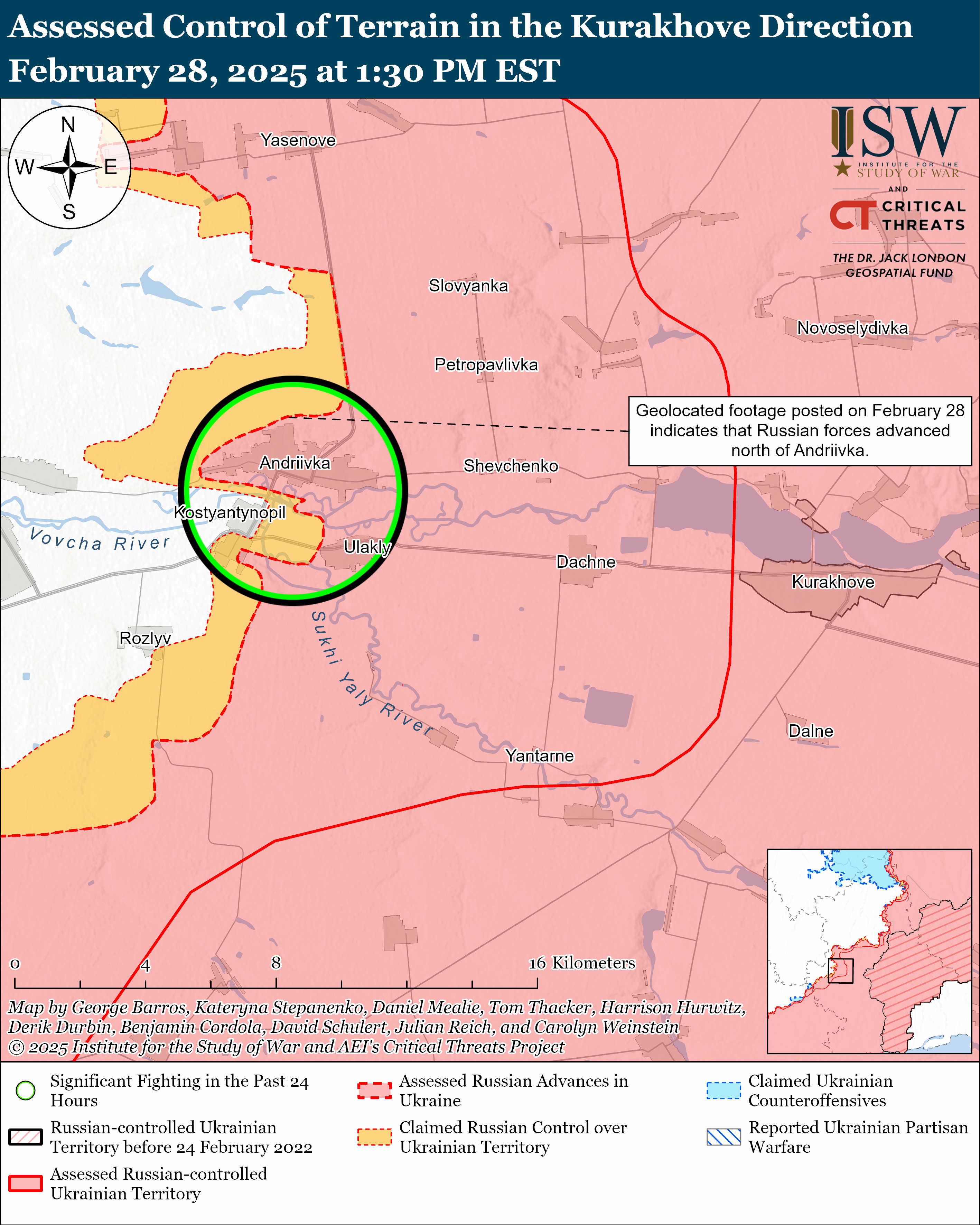 Ворог тисне біля Покровська і Курахового, Великої Новосілки та на Запоріжжі: карти ISW