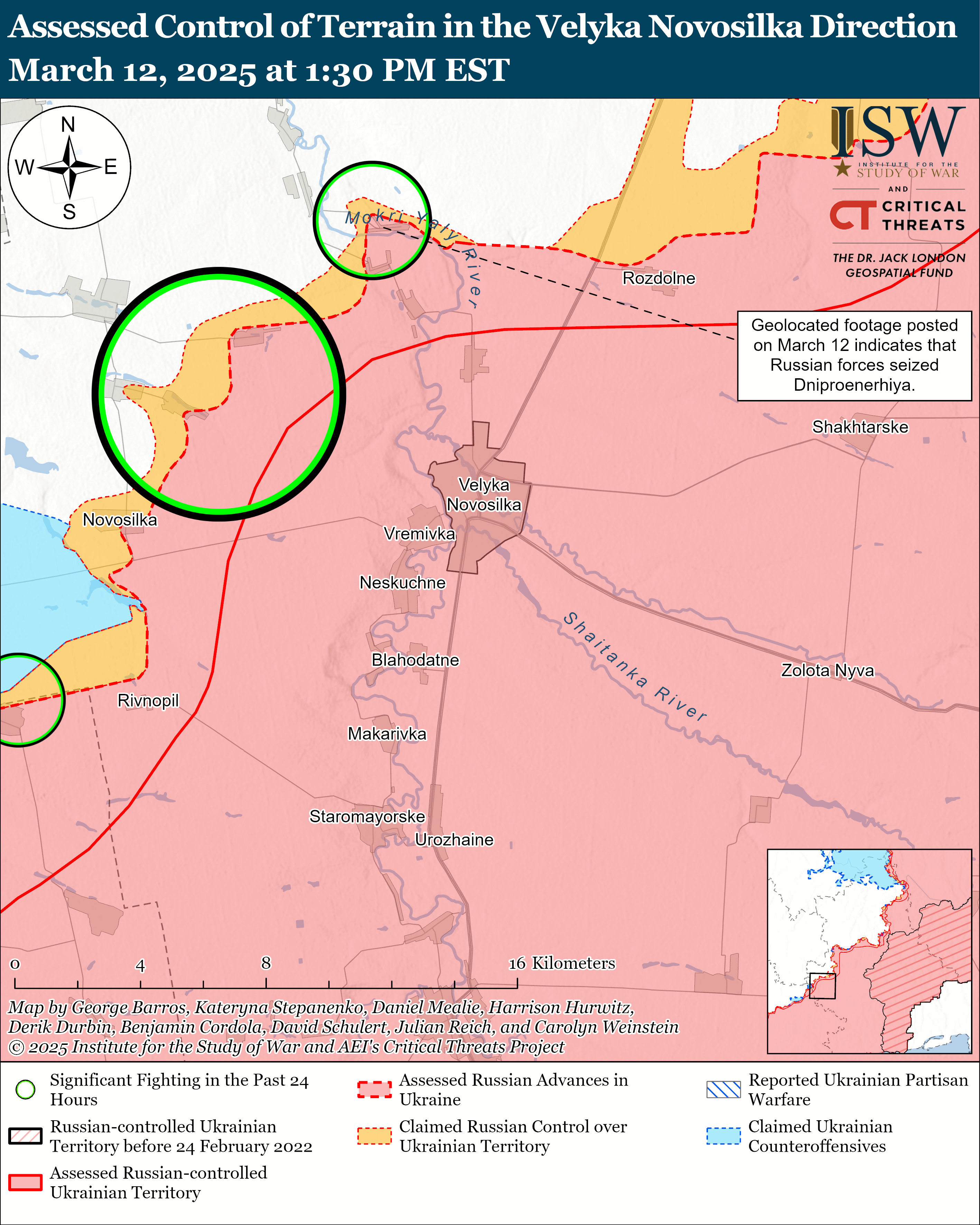 ЗСУ просунулися біля Торецька і Покровська, РФ посилила тиск на 4-х напрямках: карти ISW