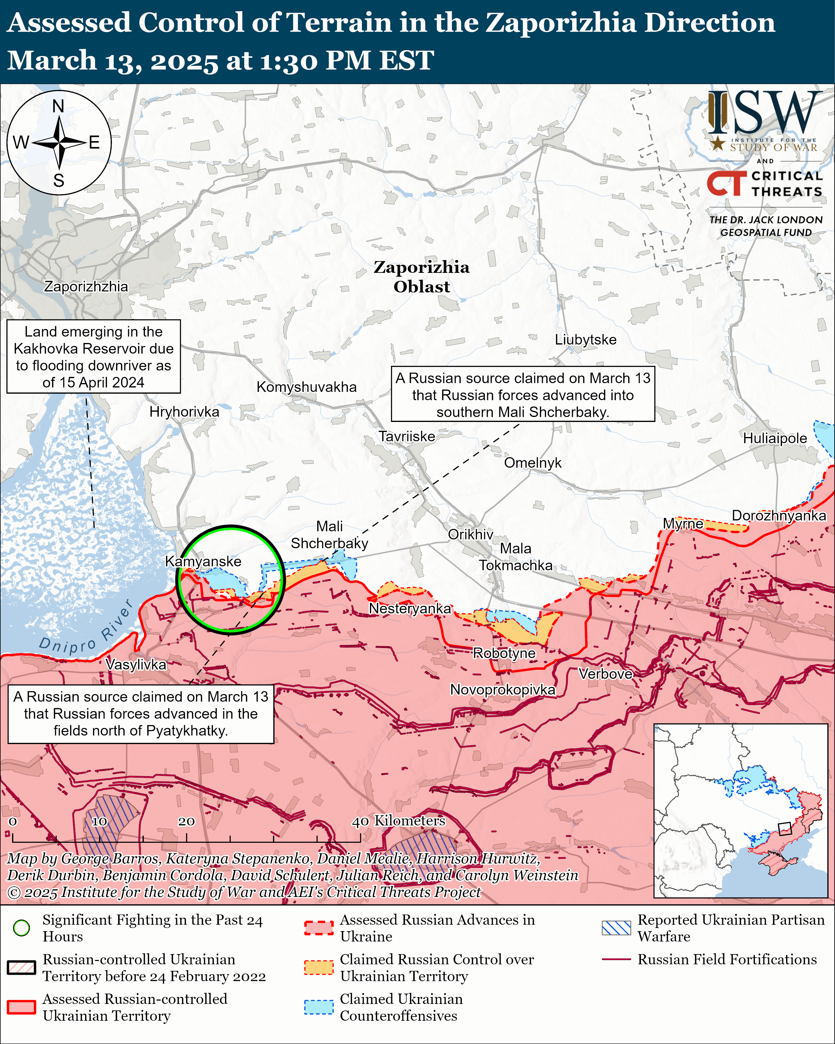 ВСУ имели успех под Покровском, продвижение россиян на Курщине замедлилось: карты ISW