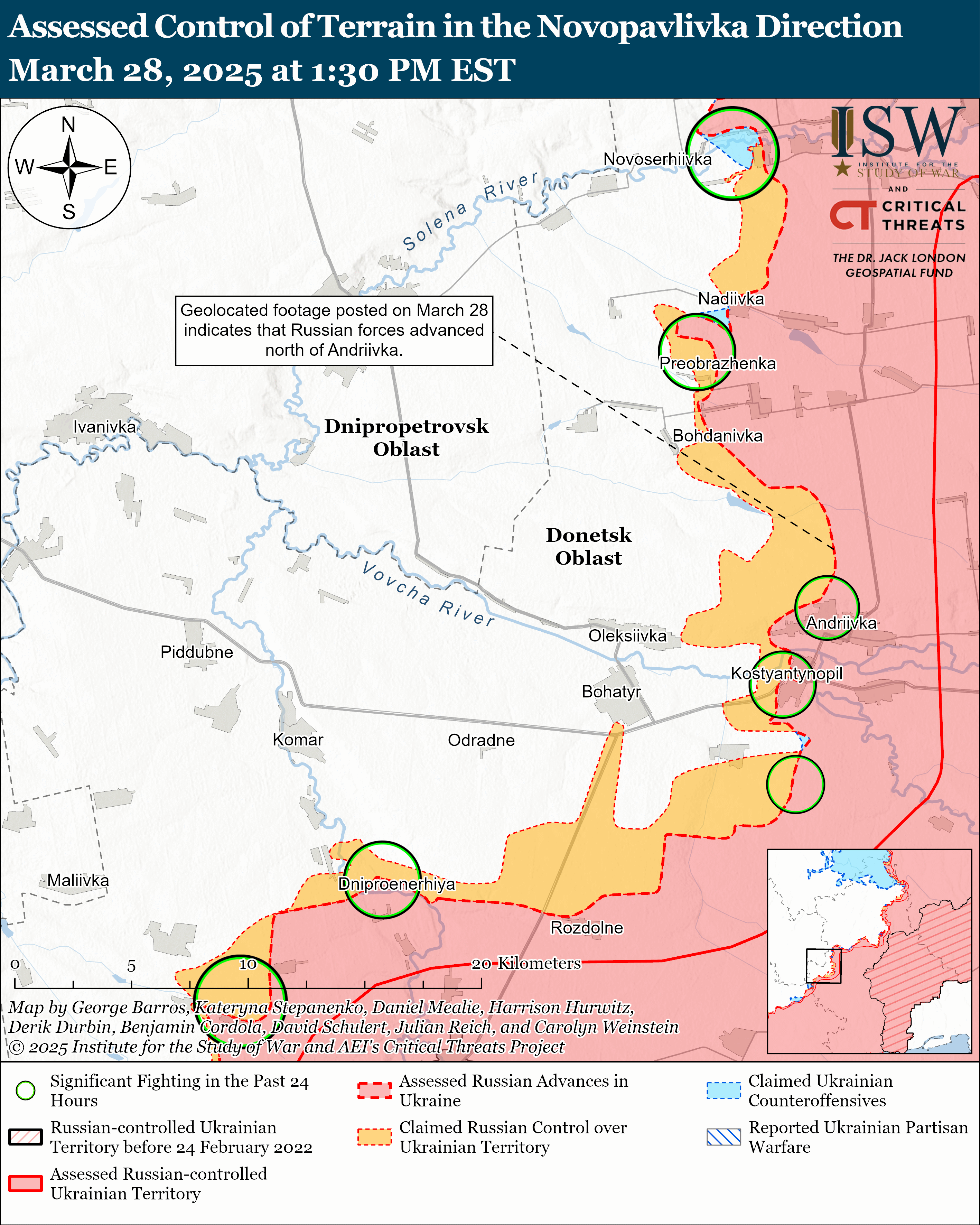ЗСУ просуваються у Бєлгородській області, ворог тисне на чотирьох напрямках: карти ISW