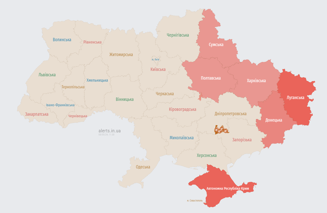 У Харкові вибухи, місто під обстрілом