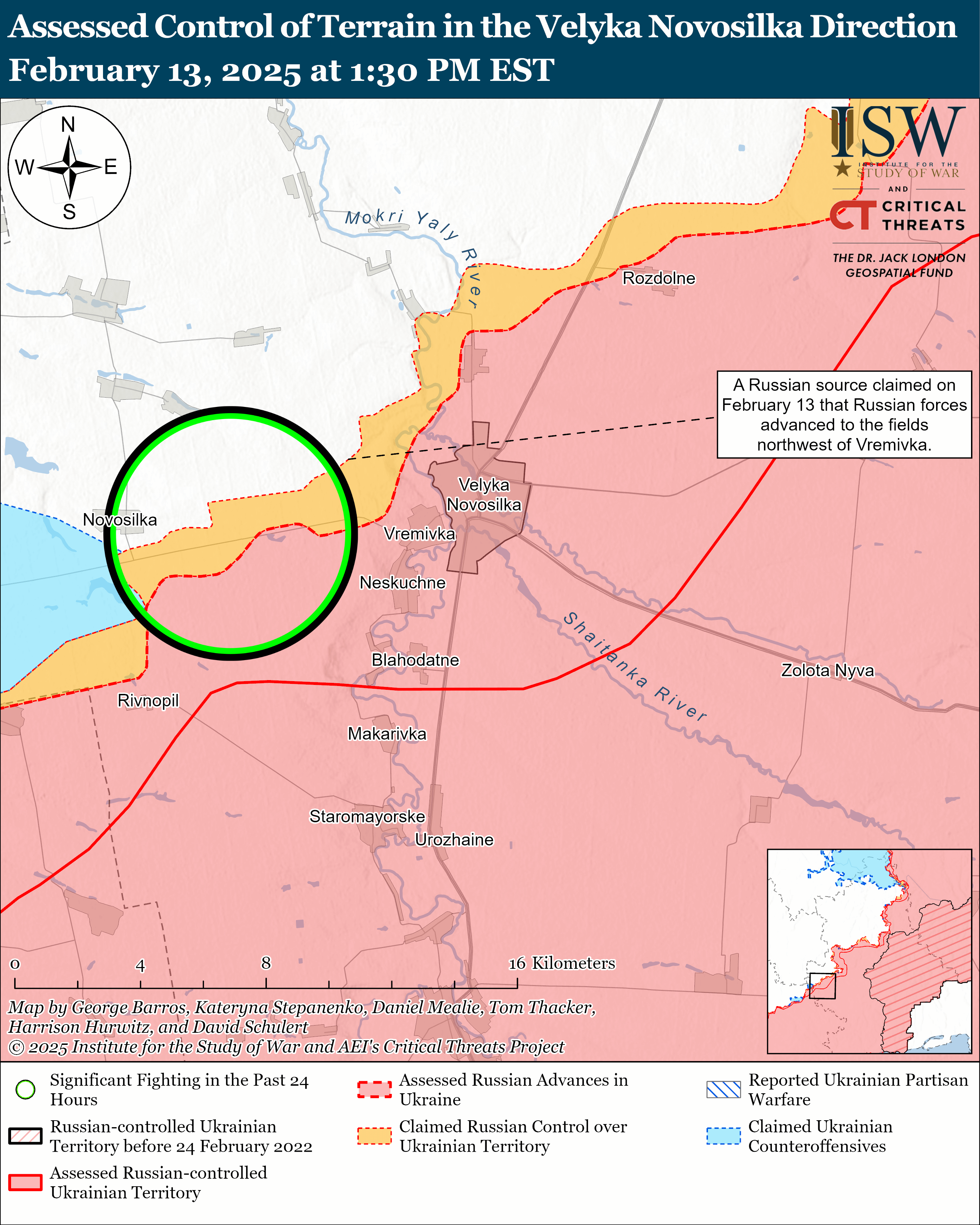 Окупанти просунулися біля Борової та Сіверська: карти ISW