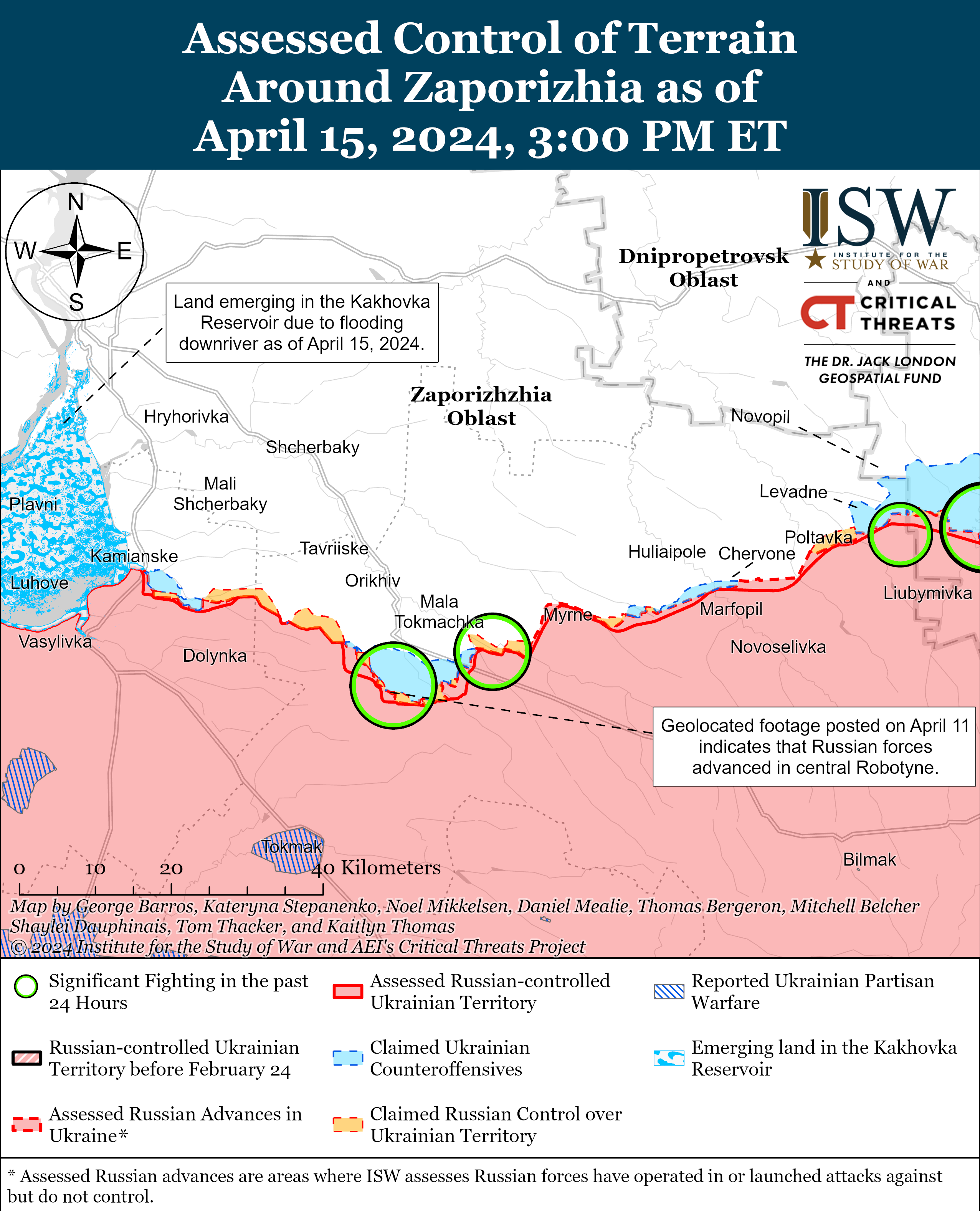 ЗСУ наступають під Донецьком, окупанти просунулися біля Красногорівки та Побєди: карти ISW