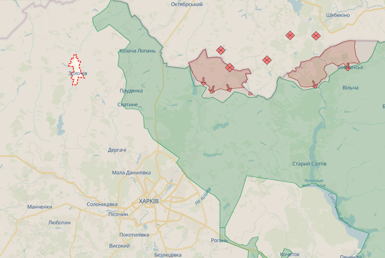 Наступ РФ у Харківській області: у ЗСУ розповіли, чи є загроза з напрямку Золочева