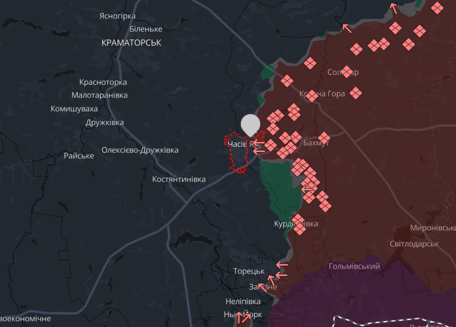 Чи є загроза оточення Часового Яру: відповідь ЗСУ