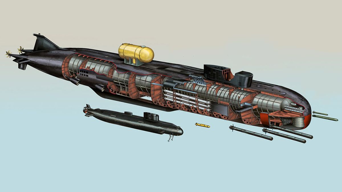 Российский флот получил первую подлодку-носитель ядерных беспилотников