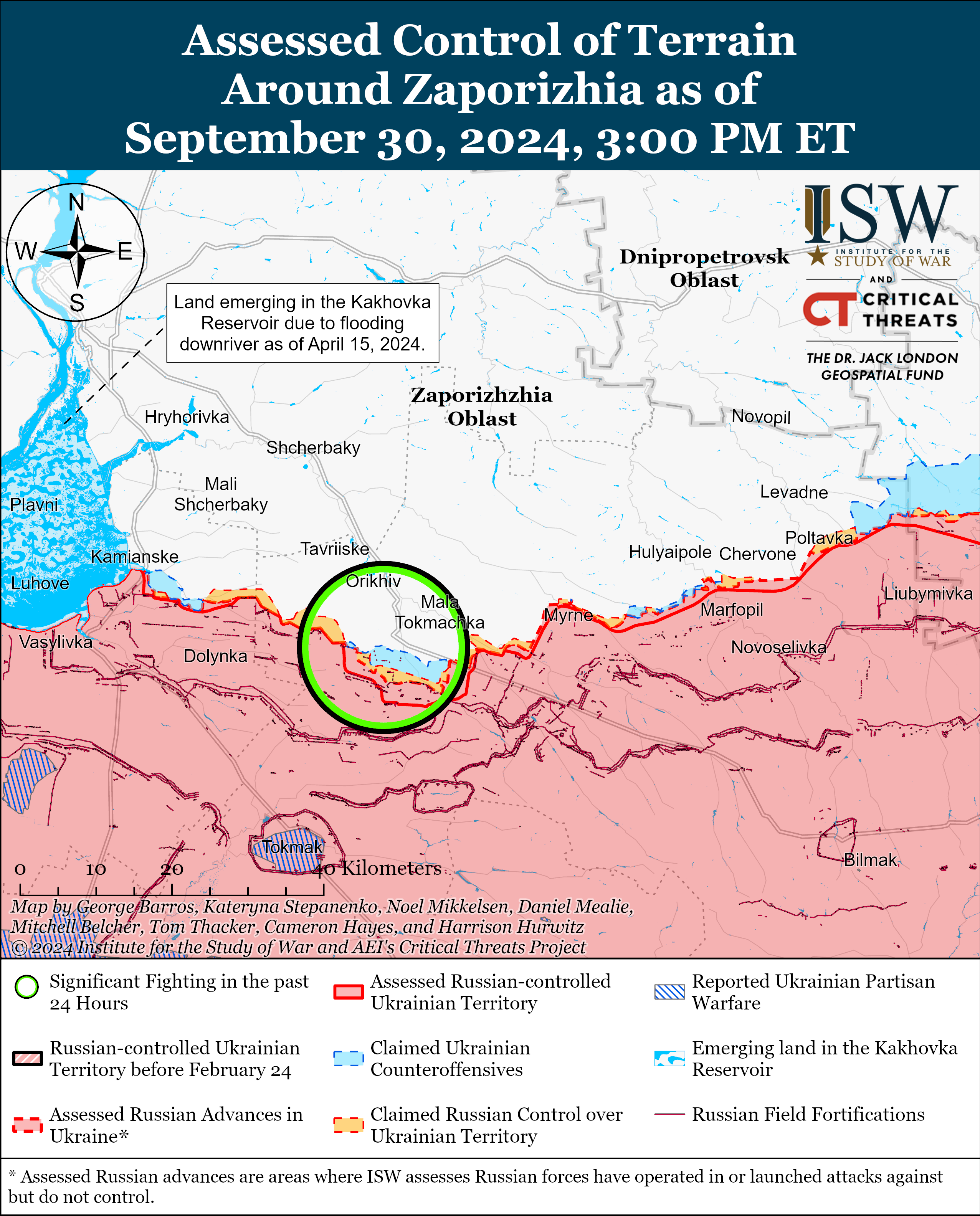 Окупанти тиснуть в районі Вугледара і намагаються обійти Селидове: карти ISW