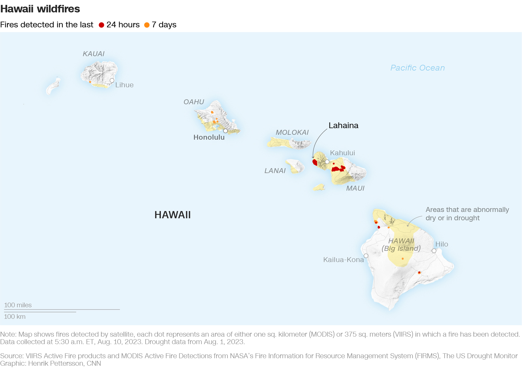 Лісові пожежі на Гаваях: влада прогнозує, що кількість жертв значно зросте