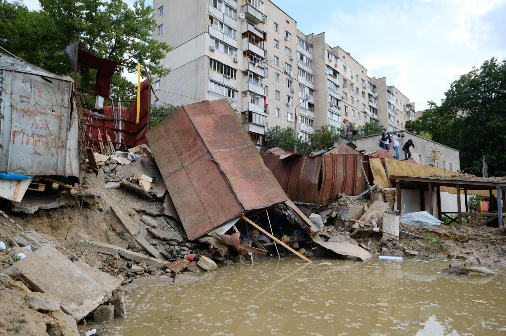 Женщина спаслась с животными из Северодонецка, но попала под обстрел в Киеве (видео и фото)