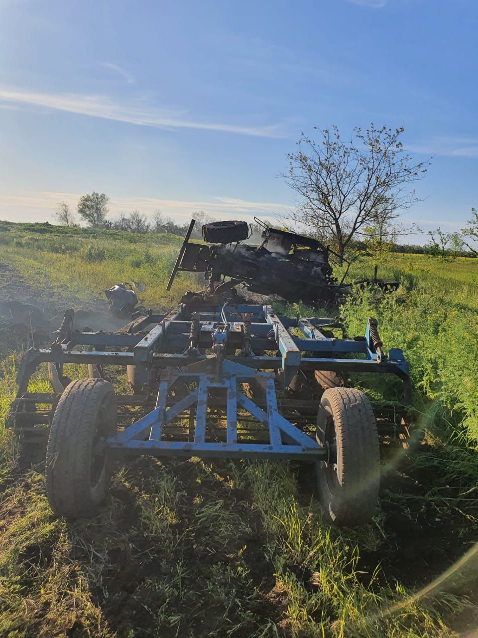 У Херсонській області на міні підірвався трактор