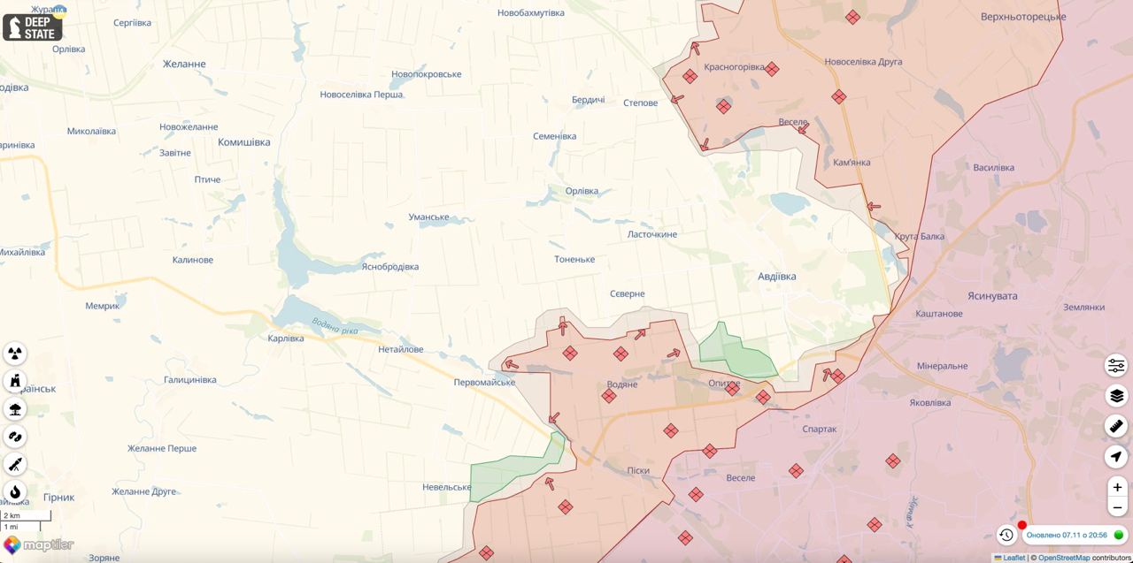 Ризик оточення Авдіївки та дефіцит ресурсів. Що відбувається на фронті напередодні зими