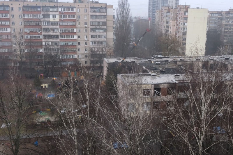 "Тут все горіло": Як житловий двір у Броварах пережив аварію вертольота з керівництвом МВС