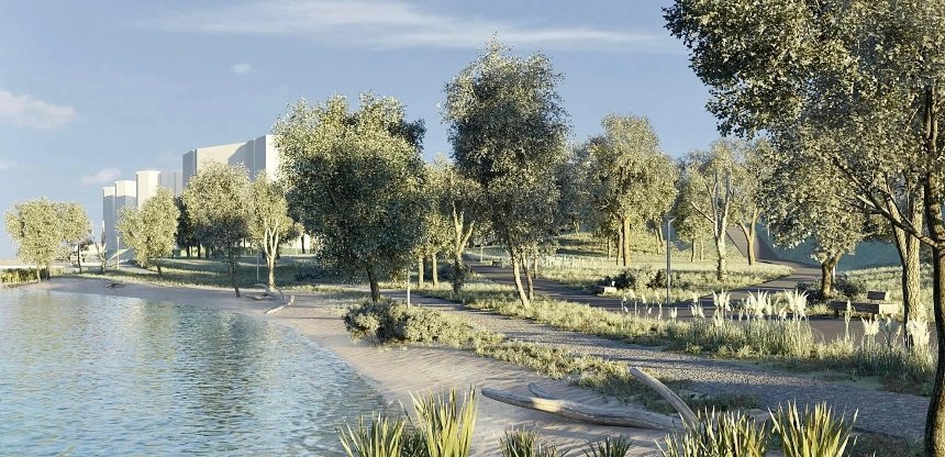 У Києві облаштують новий парк "Дикий Лівий". Ось перші фото проєкту