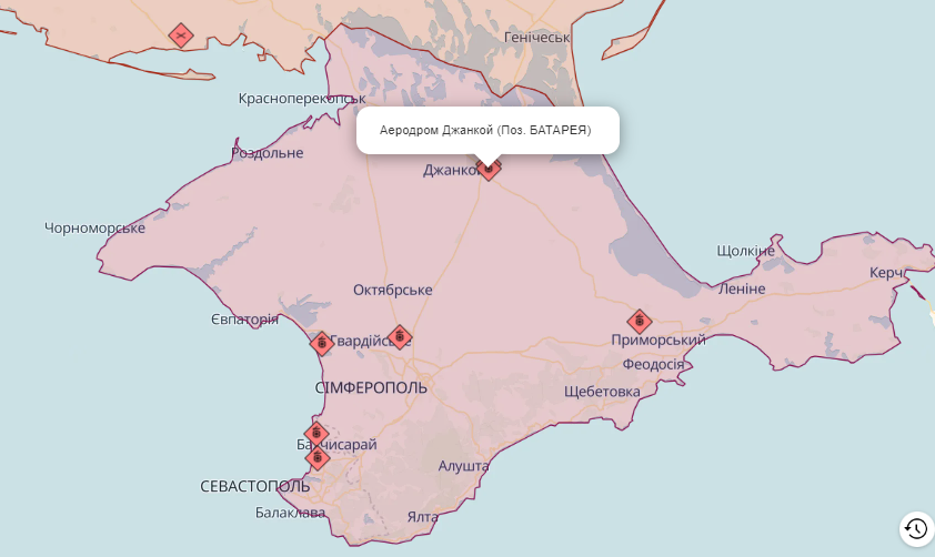 У Сімферополі та Джанкої було чутно вибухи