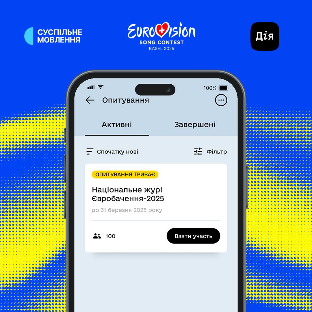 У "Дії" стартувало голосування за склад Нацжурі "Євробачення-2025": хто у списку