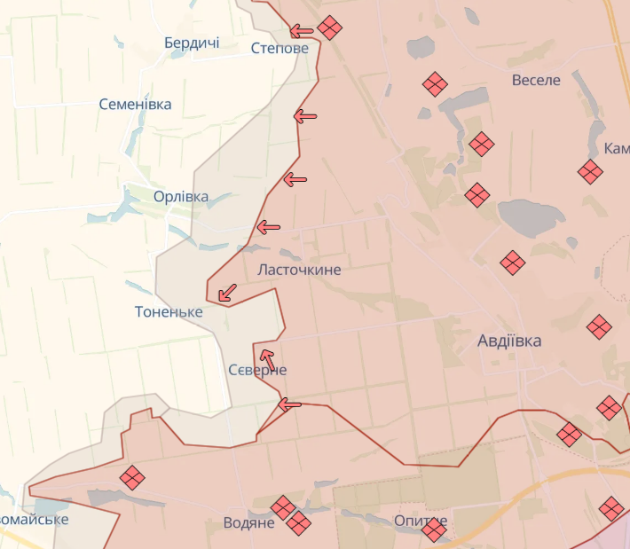 Украинские военные отошли от села Ласточкино, - ВСУ