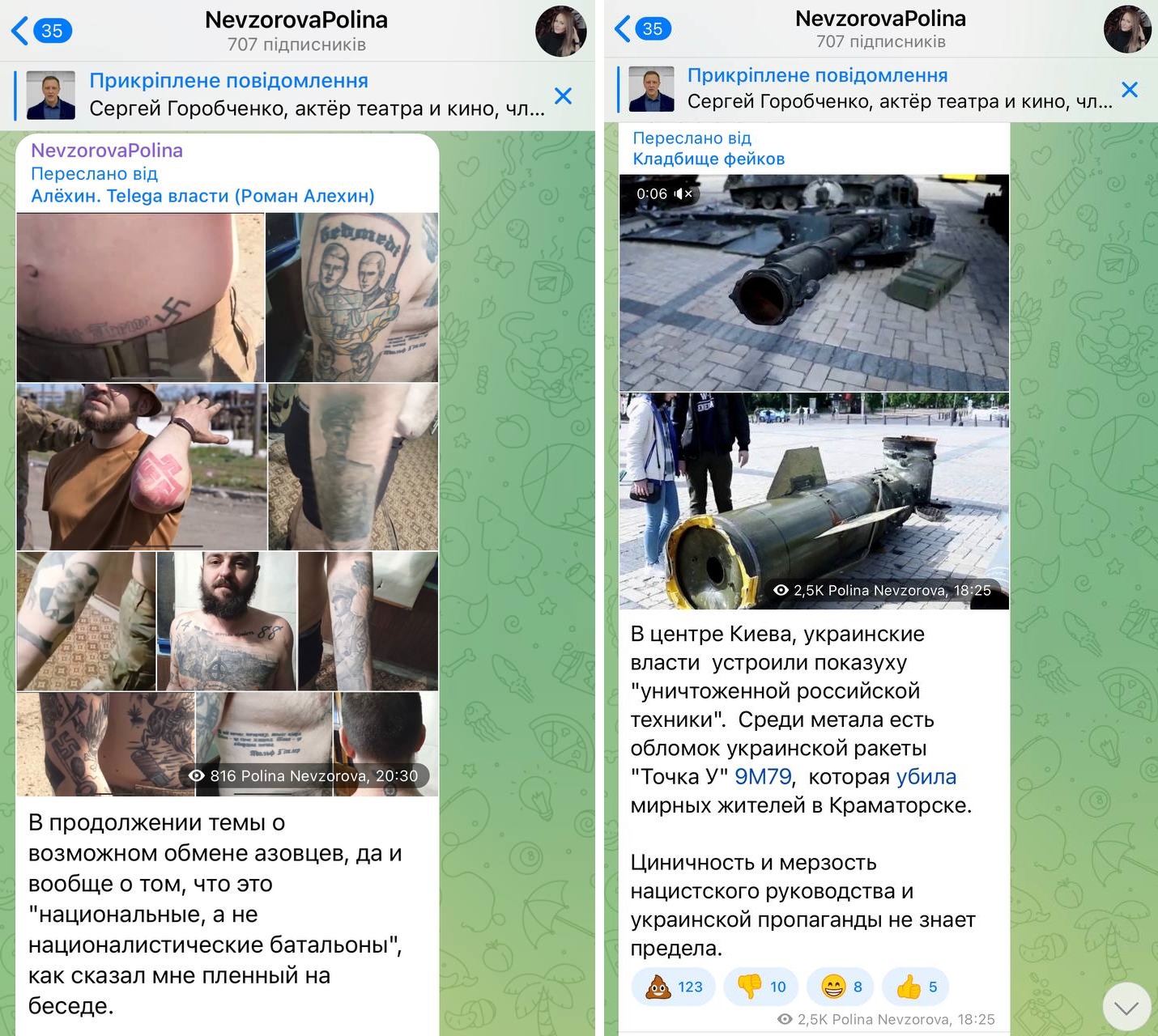 Дочка Невзорова ненавидить українців і талдичить про "братні народи"